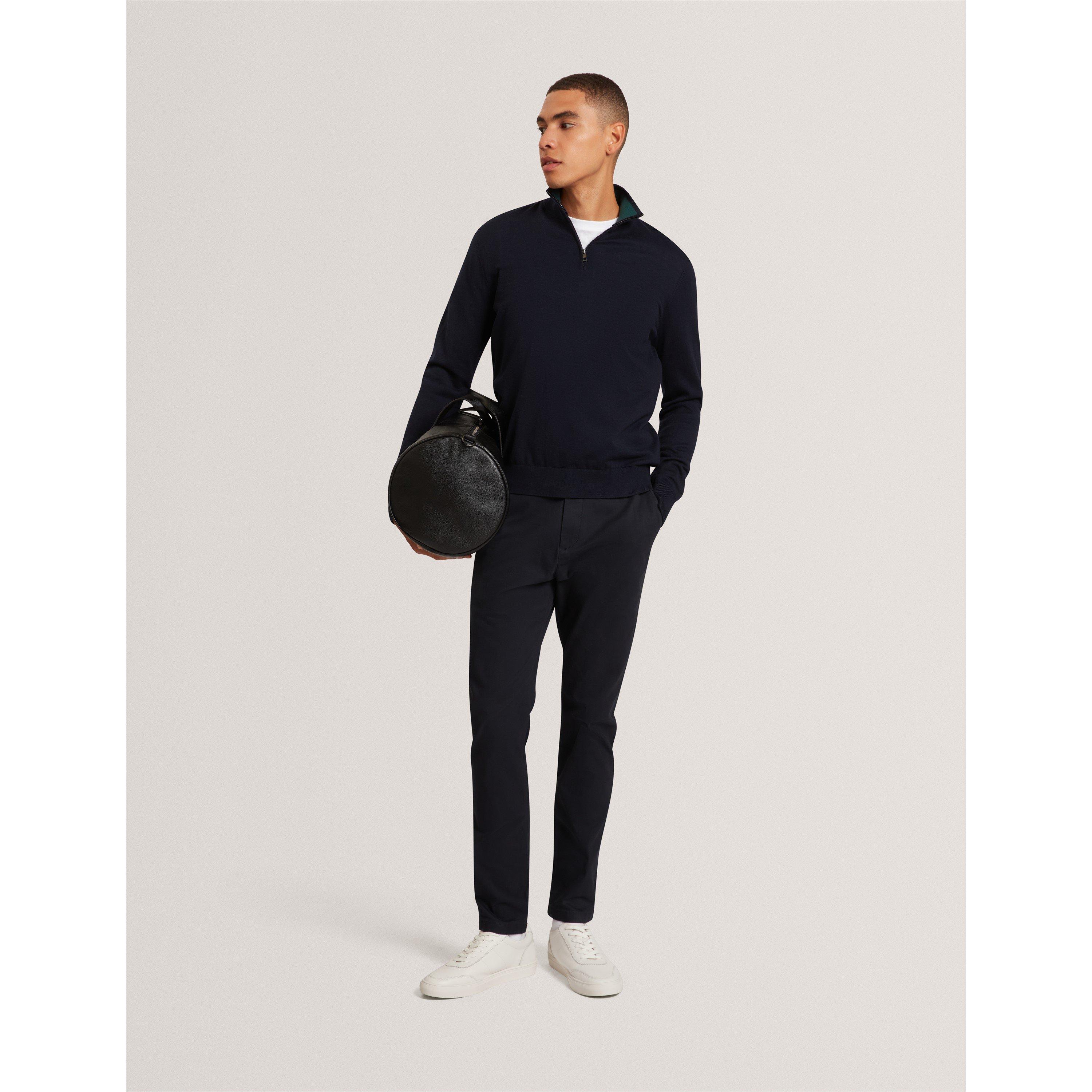 Marine - Ted Baker - Ted Merino half Zip Sn00 - 6