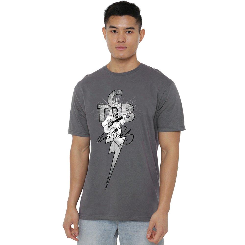 Elvis Presley Elvis Presley Tcb Ornate T-Shirt Charcoal