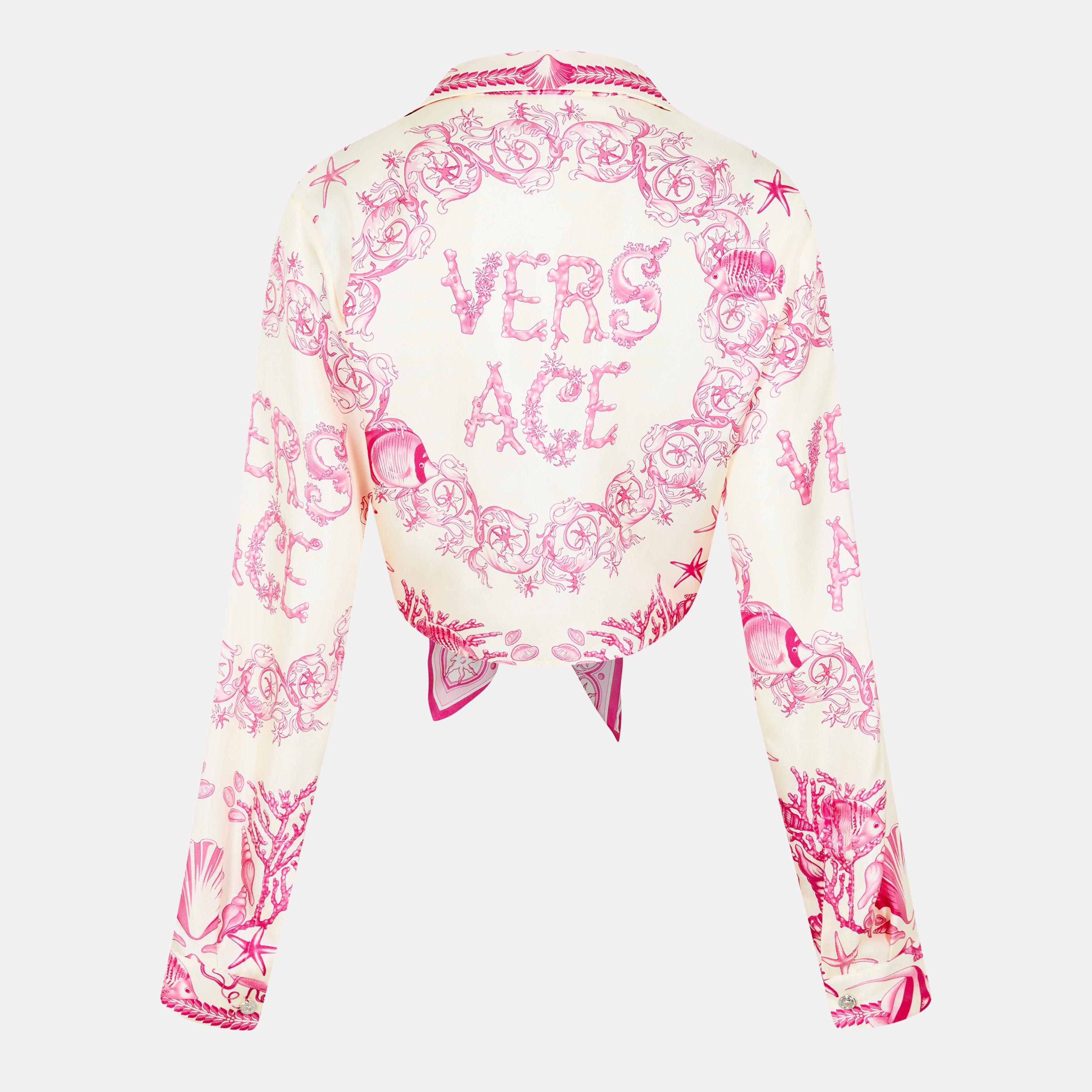 Dragonfruit - Versace - Women's Patterned Long-Sleeve Shirt - 2