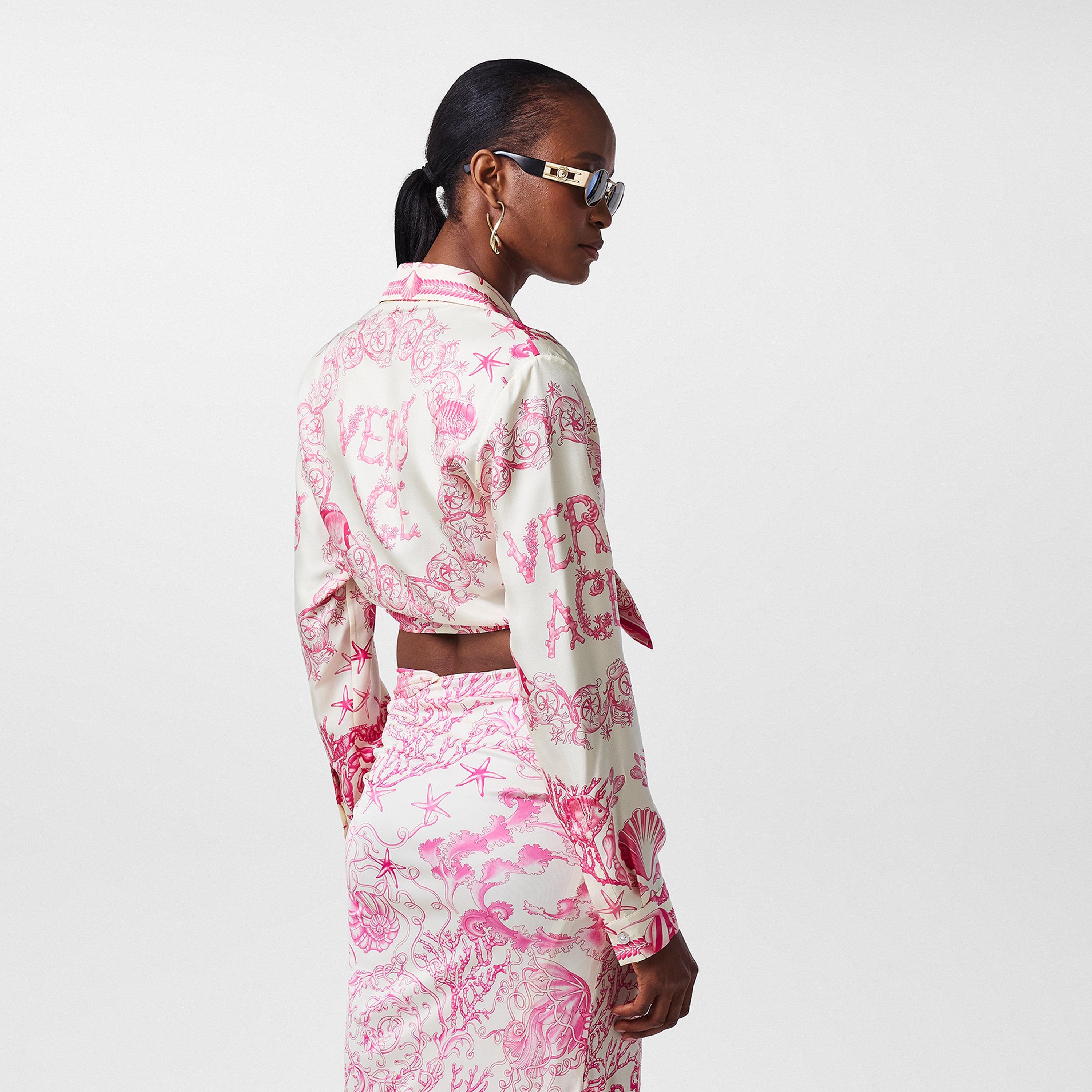 Dragonfruit - Versace - Women's Patterned Long-Sleeve Shirt - 4