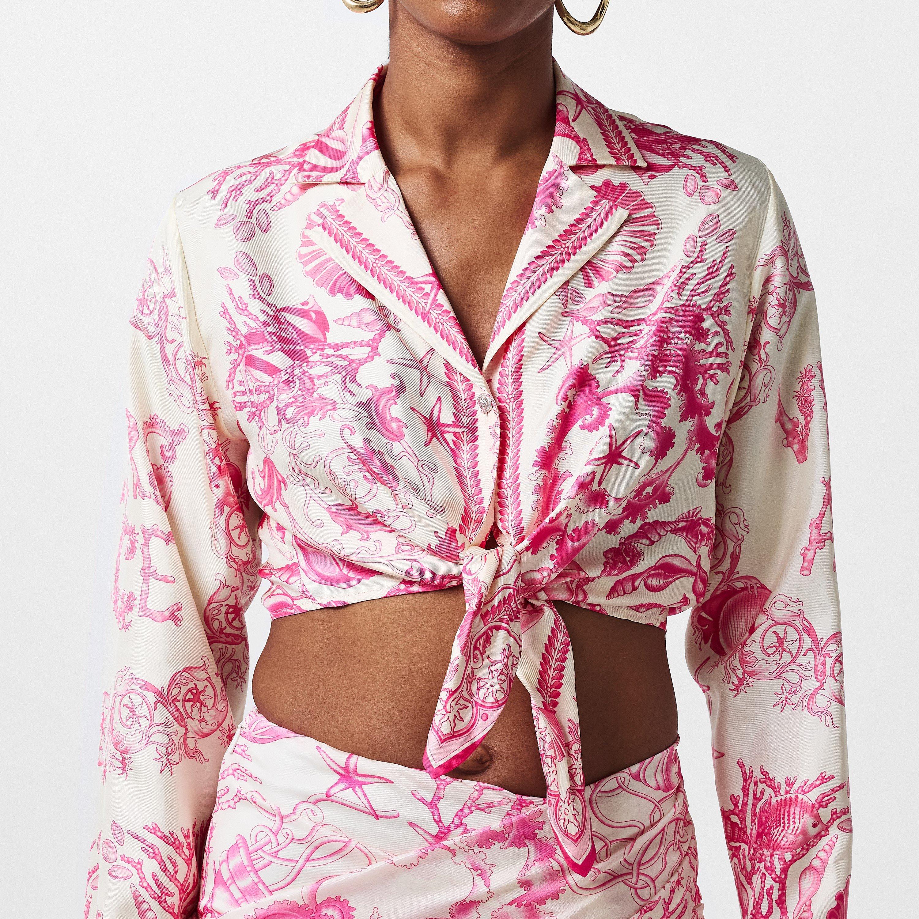 Dragonfruit - Versace - Women's Patterned Long-Sleeve Shirt - 5