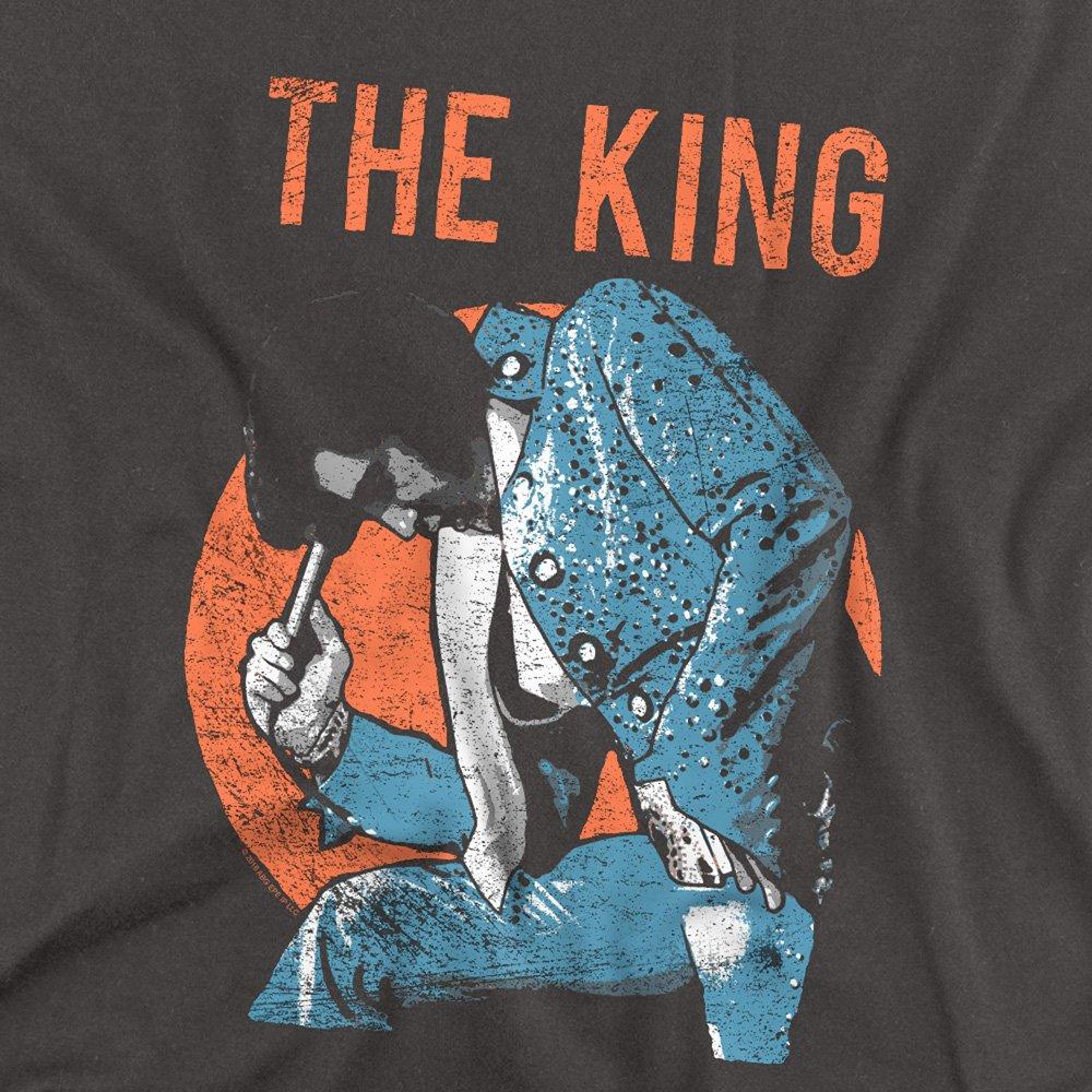 Charcoal - Elvis Presley - Elvis Presleymic In Hand Long Sleeve T-Shirt Char - 2