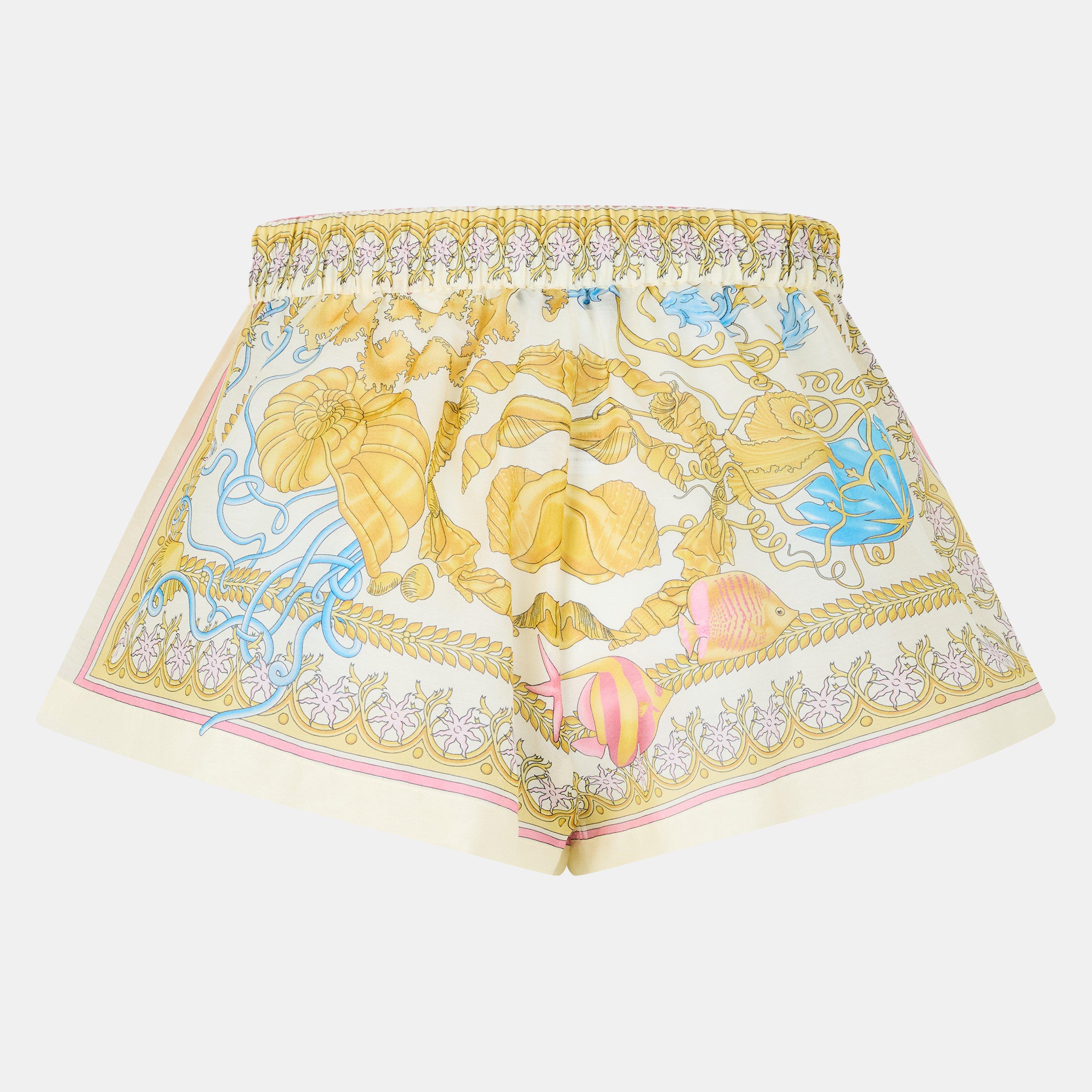 Eggshell - Versace - Women's Beach Shorts - 2
