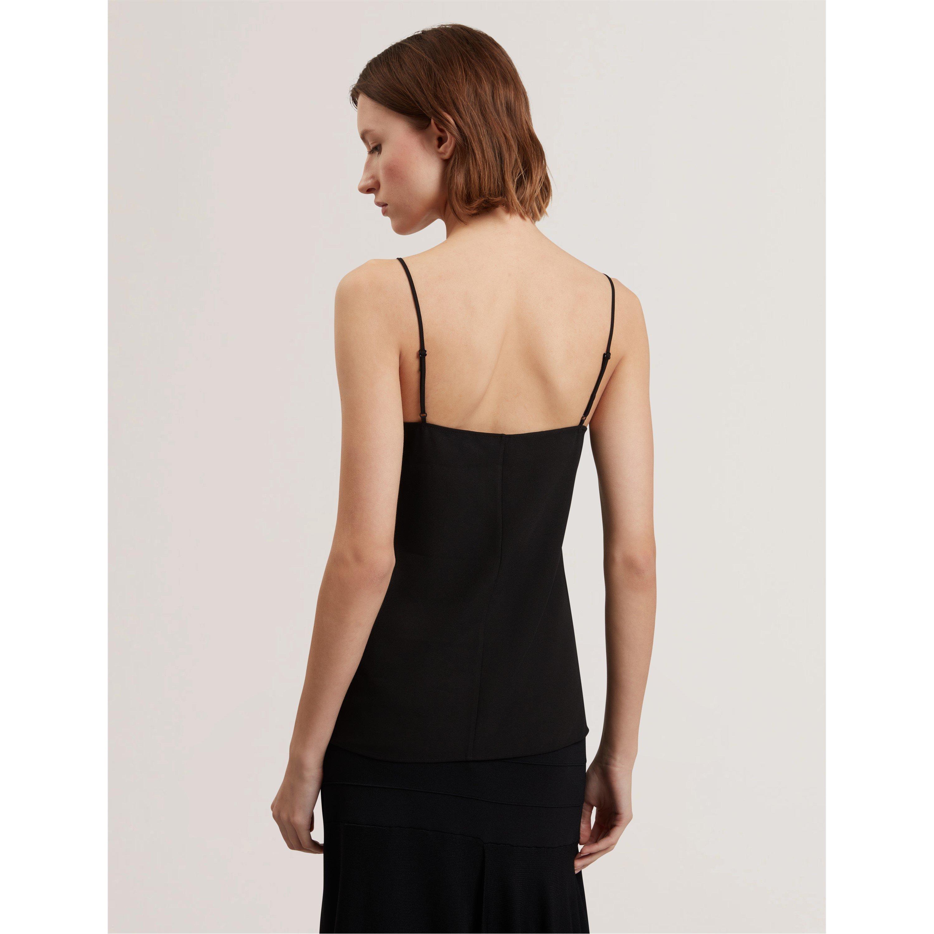 Black - Ted Baker - Women's Chiffon Woven Cami Vest - 2