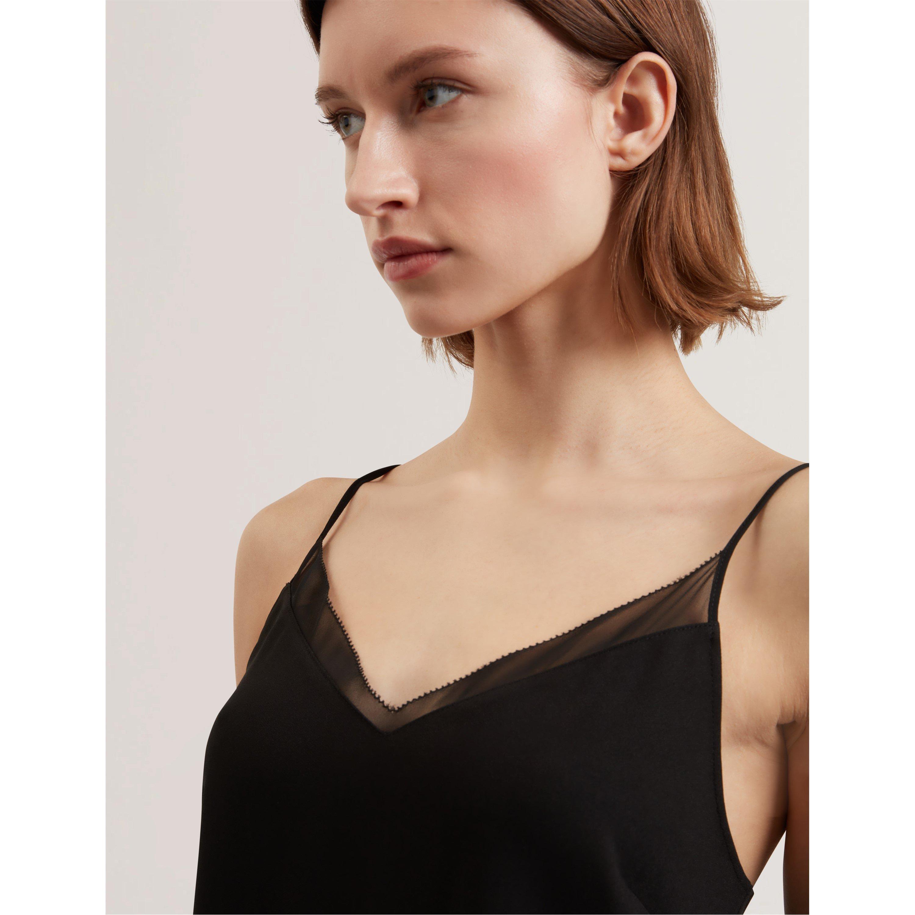 Black - Ted Baker - Women's Chiffon Woven Cami Vest - 4