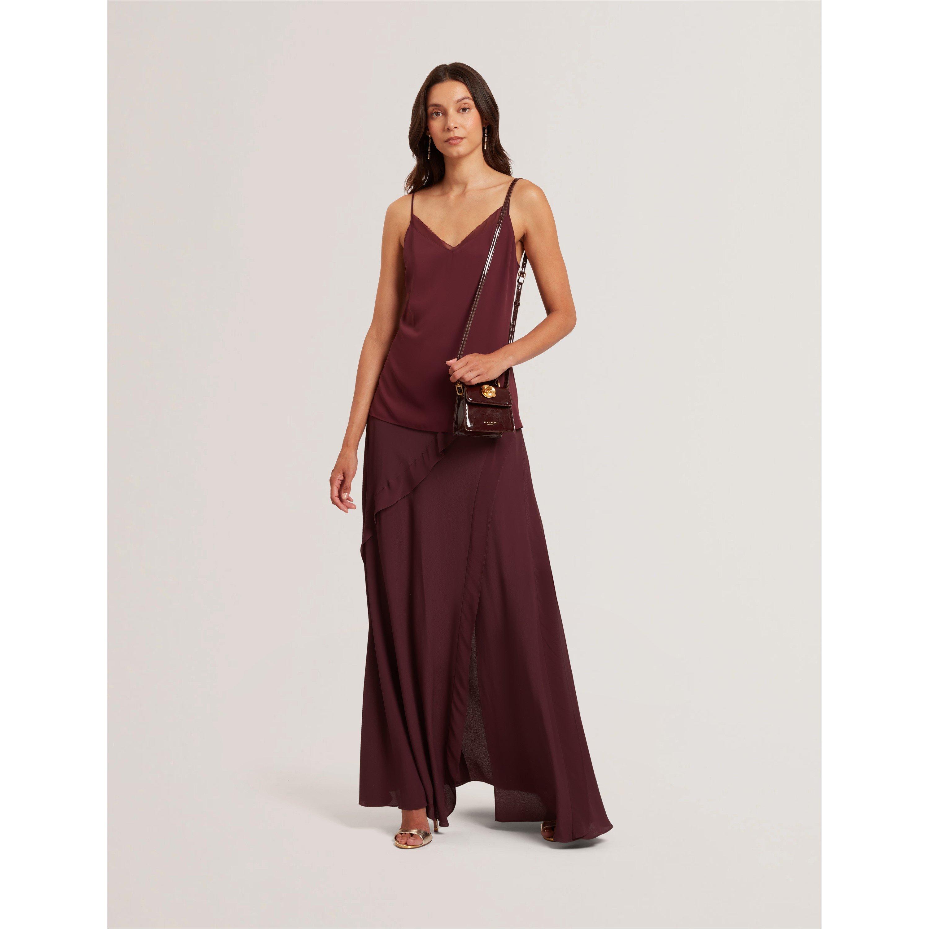 Oxblood - Ted Baker - Women's Chiffon Woven Cami Vest - 5