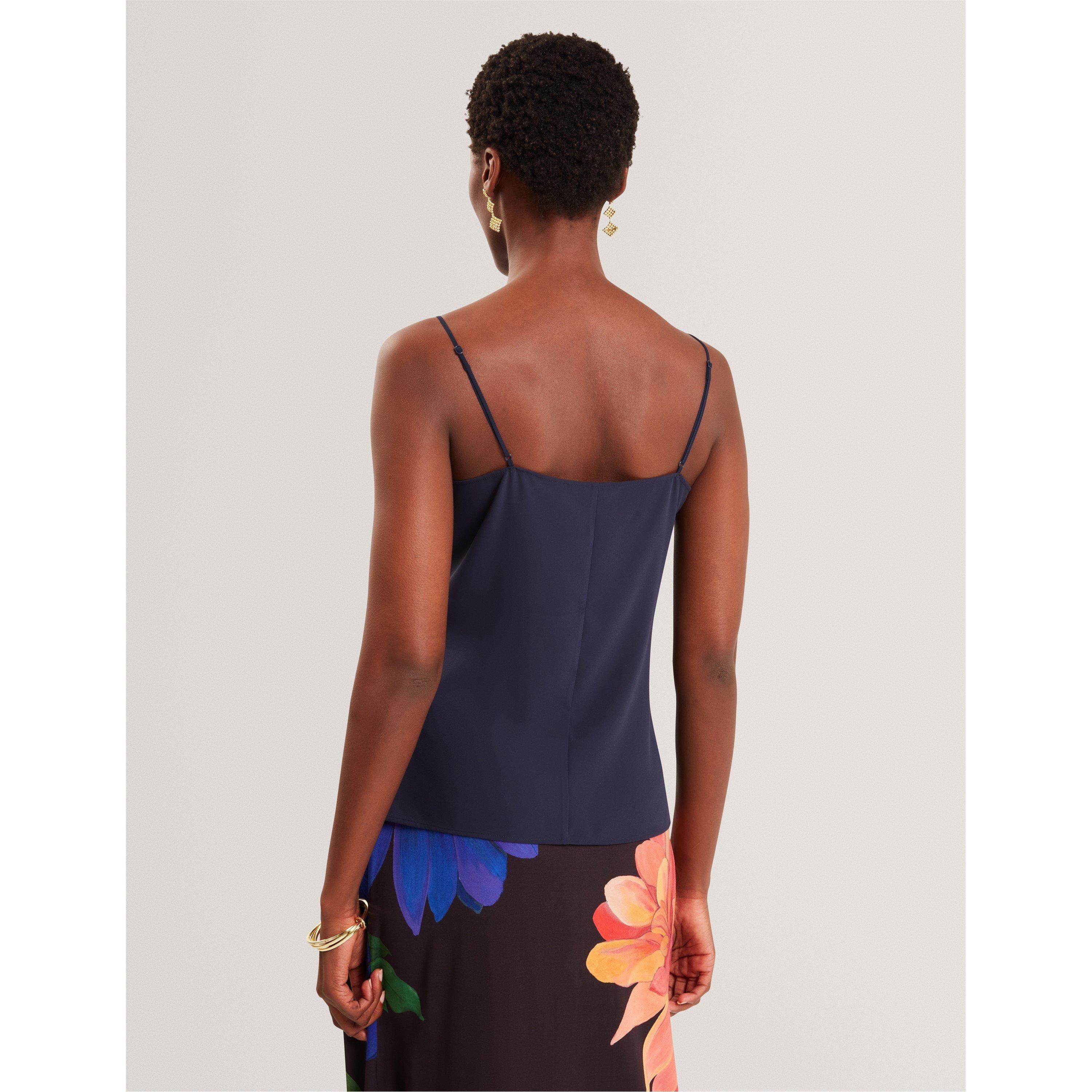 Navy - Ted Baker - Women's Chiffon Woven Cami Vest - 4