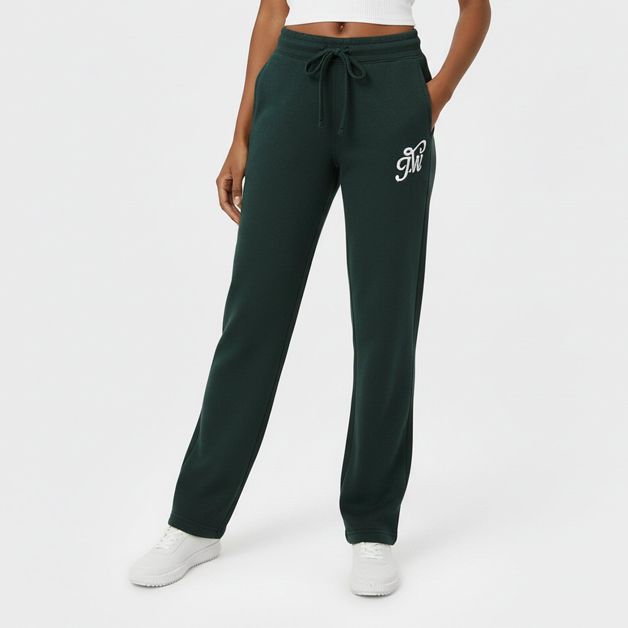 Dark Pine - Jack Wills - Men's Acrylic Oversized Fit Knitted Trousers - 3