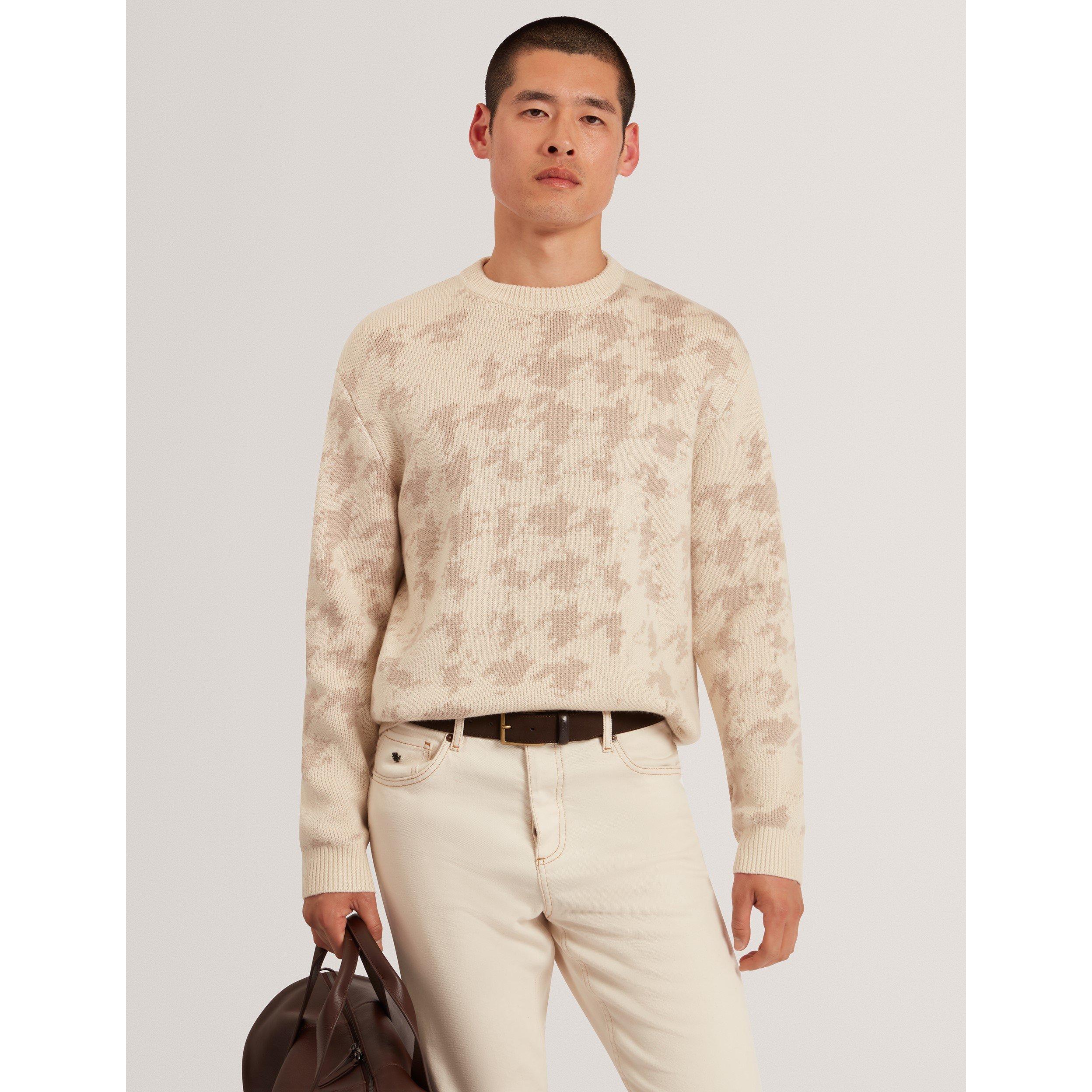 Ecru - Ted Baker - Men's Crew Neck Knitted Top - 2