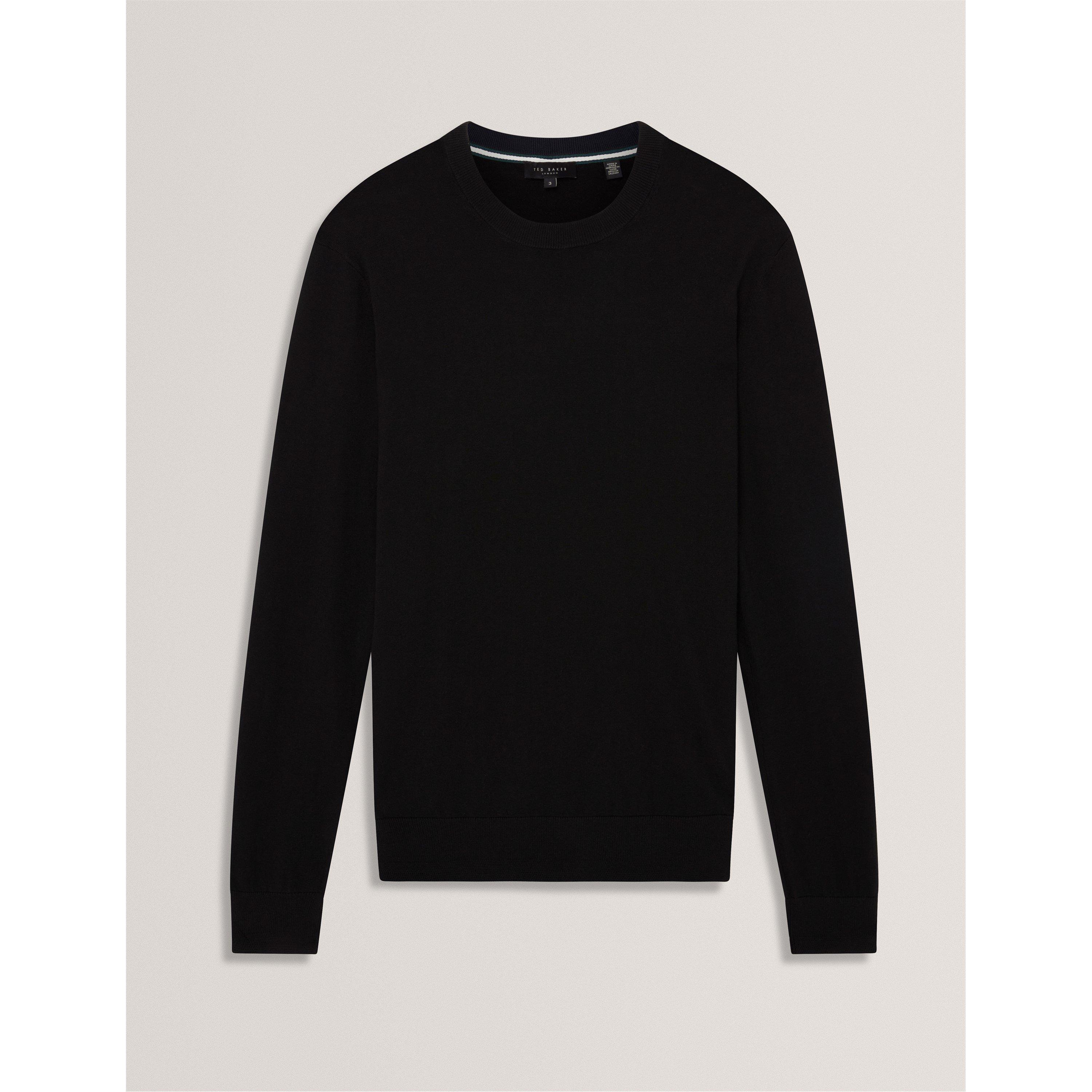 Ted Baker Men's Merino Blend Crew Neck Jumper - Black - 3XL (7)