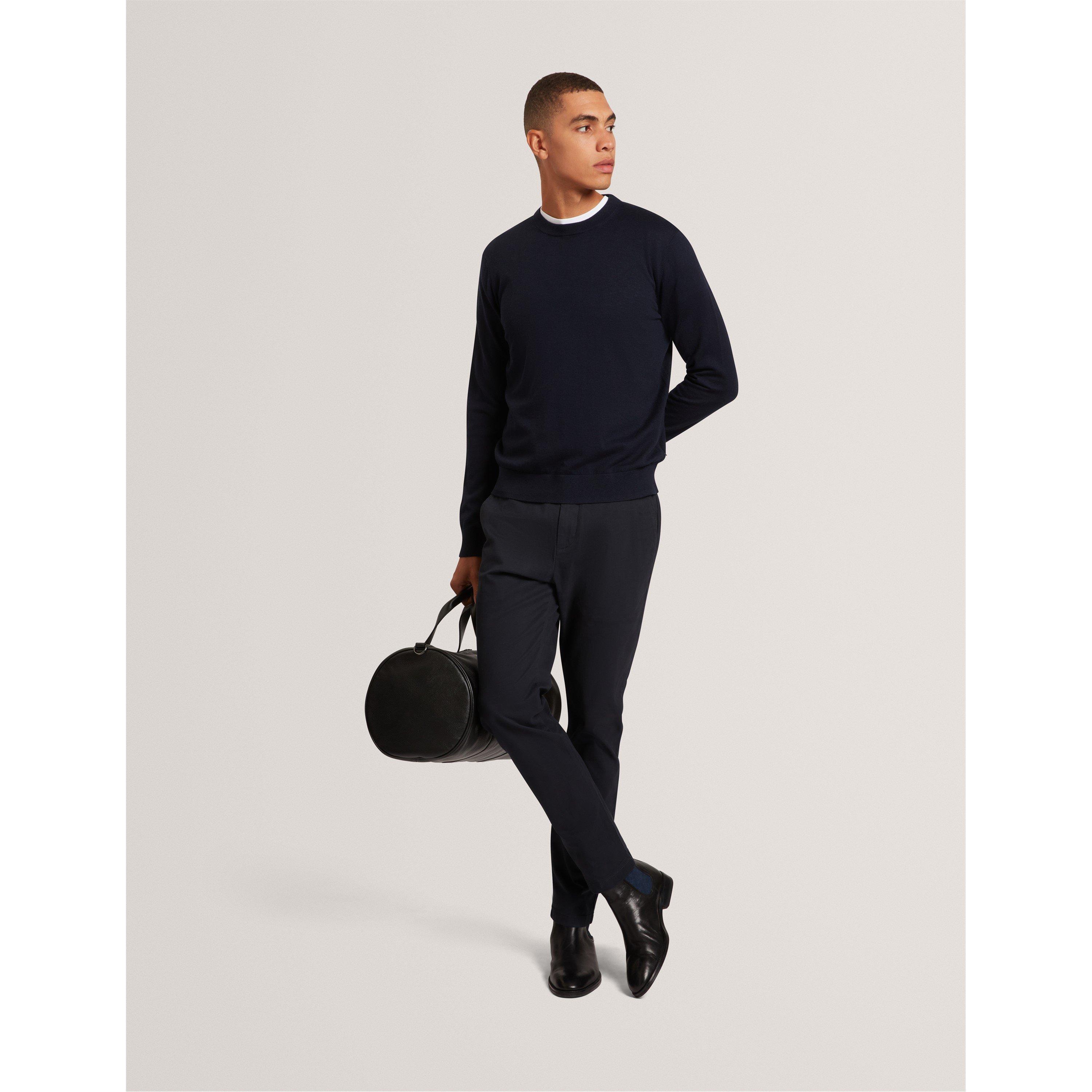 Marine - Ted Baker - Ted Merino Crewneck Sn00 - 6