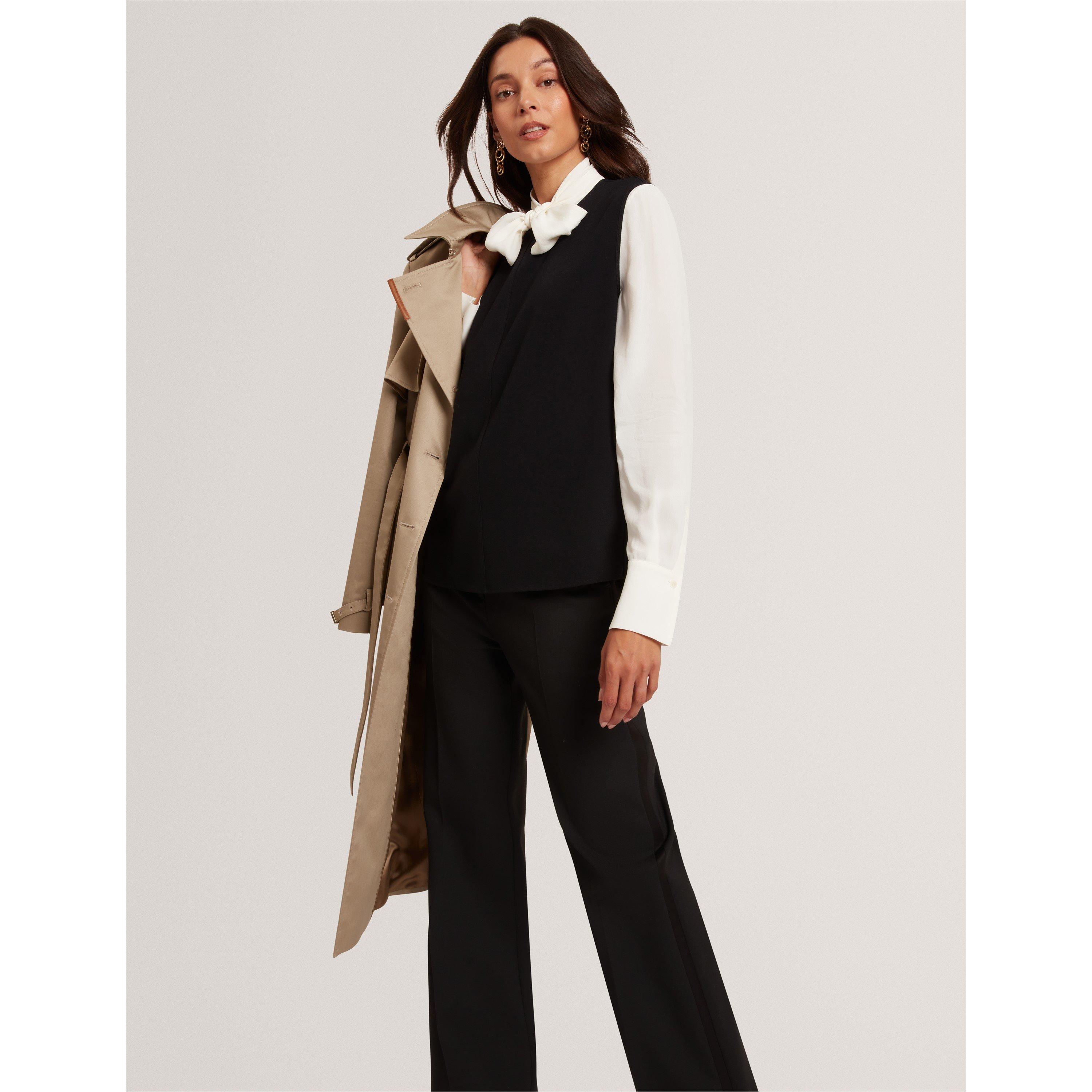 Black - Ted Baker - Women's Knitted Sweater Vests - 5