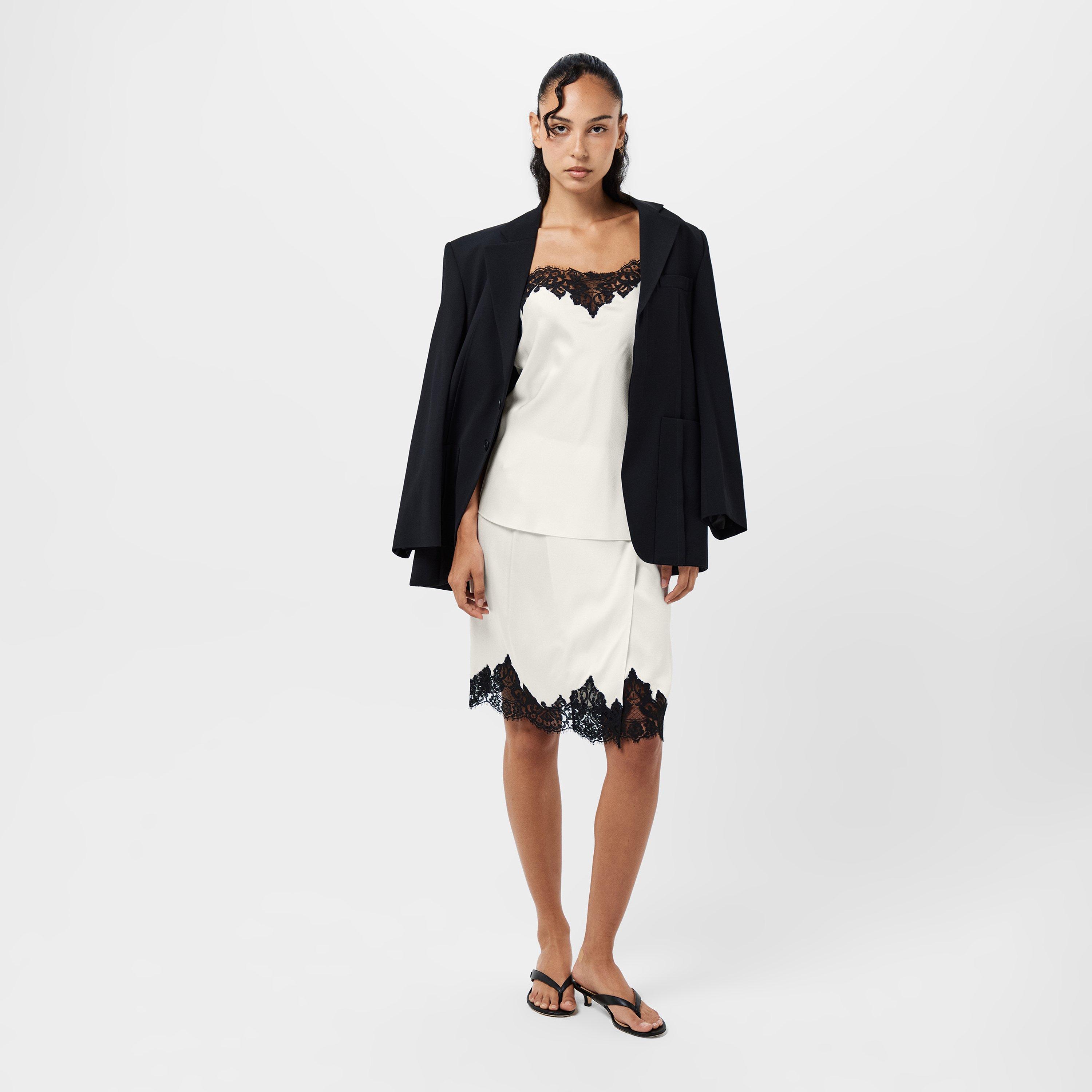 Cream - Stella McCartney - Women's Midi Skirt - 6