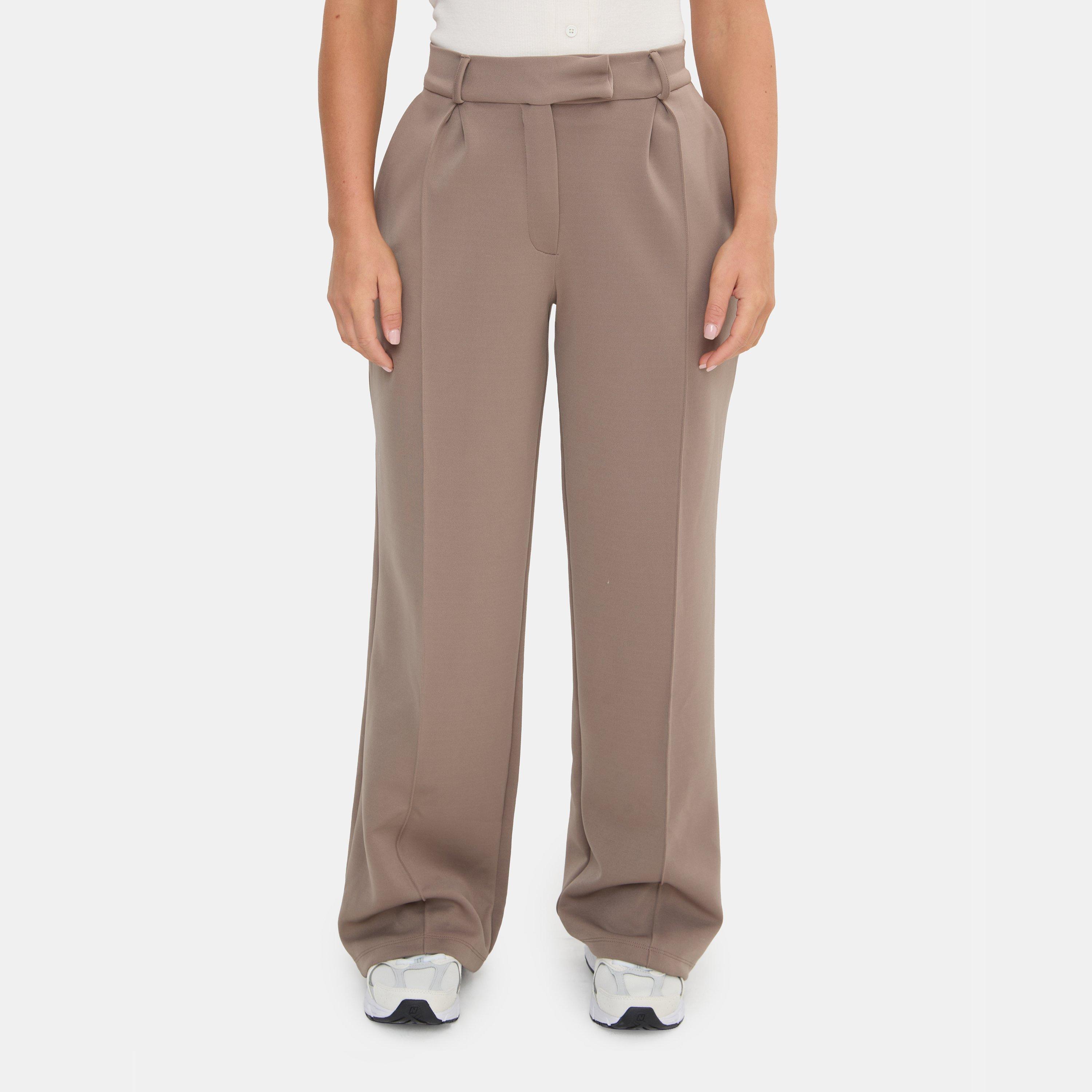 Taupe - I Saw It First - Jersey Tailored Trousers - 2
