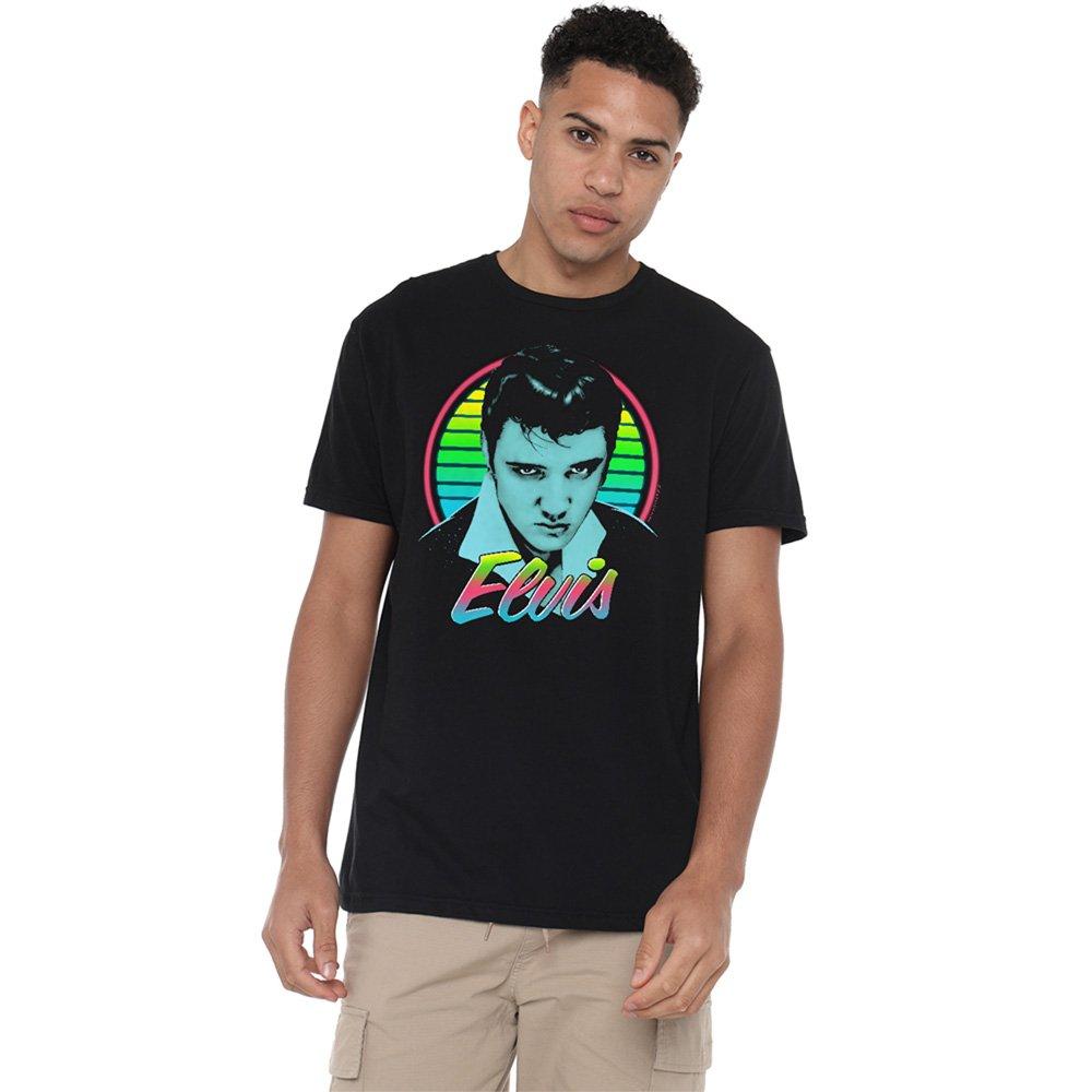 Black - Elvis Presley - Elvis Presley Neon King T-Shirt Black - 1