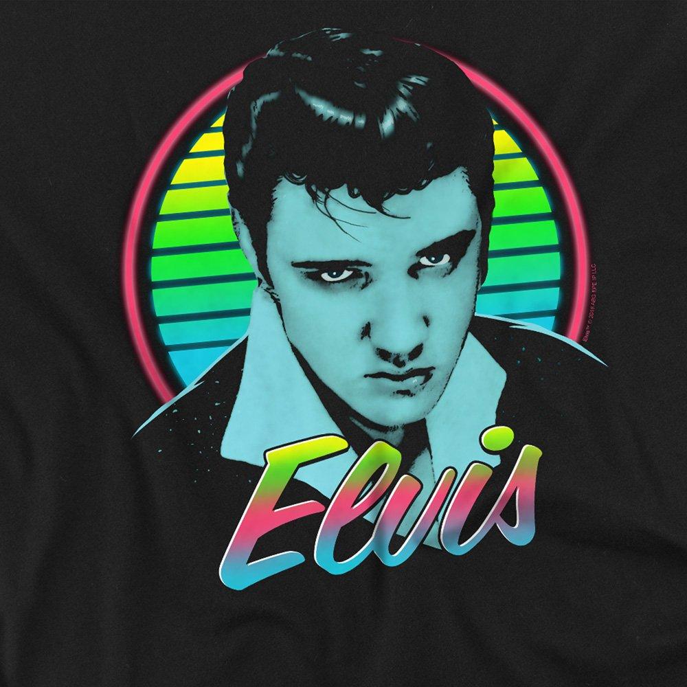 Black - Elvis Presley - Elvis Presley Neon King T-Shirt Black - 2