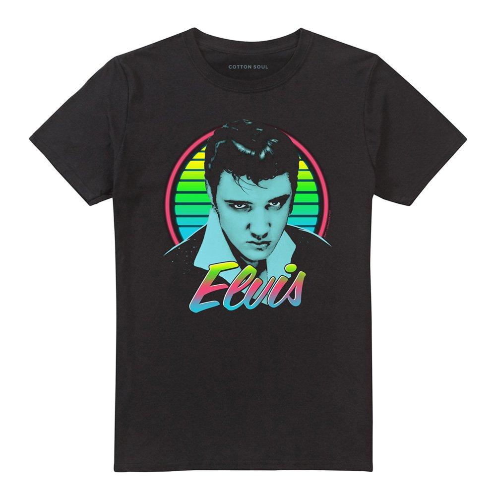 Black - Elvis Presley - Elvis Presley Neon King T-Shirt Black - 4