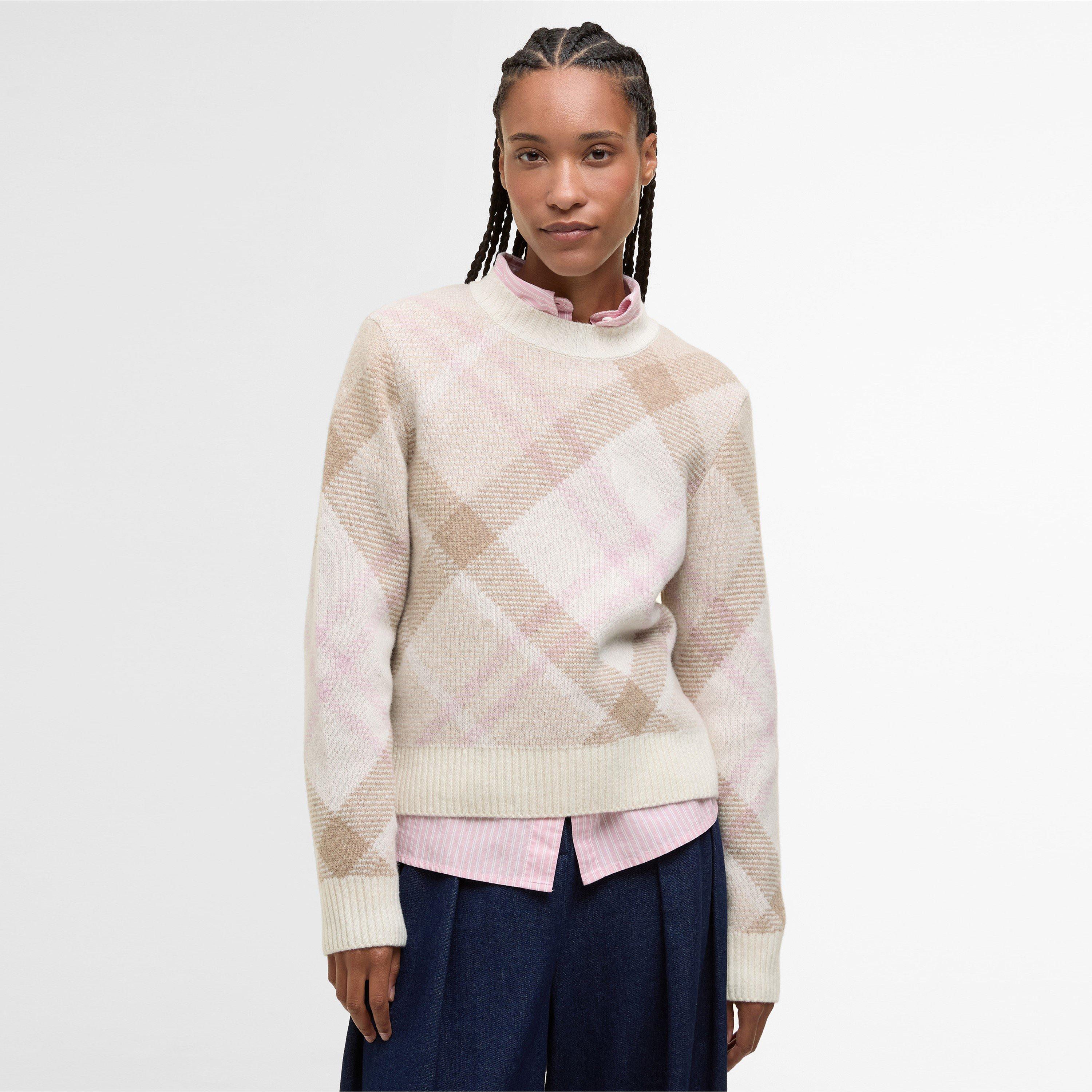 Multi - Barbour - Womens Sara Tartan Jumper - 2