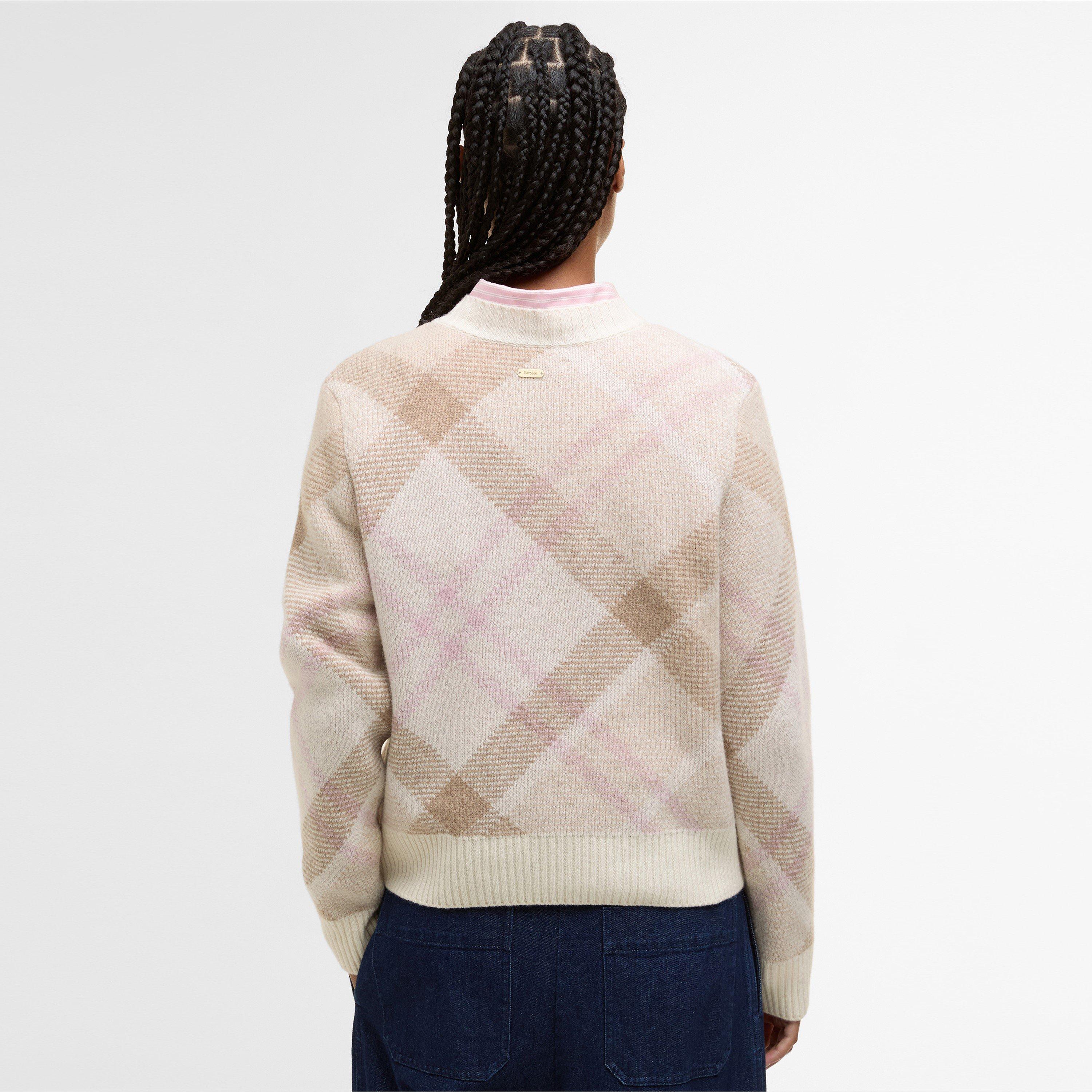 Multi - Barbour - Womens Sara Tartan Jumper - 3