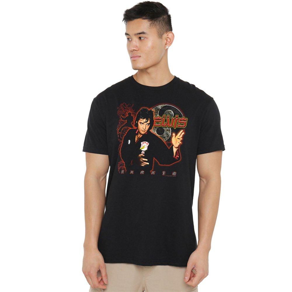 Black - Elvis Presley - Elvis Presley Karate T-Shirt Black - 1