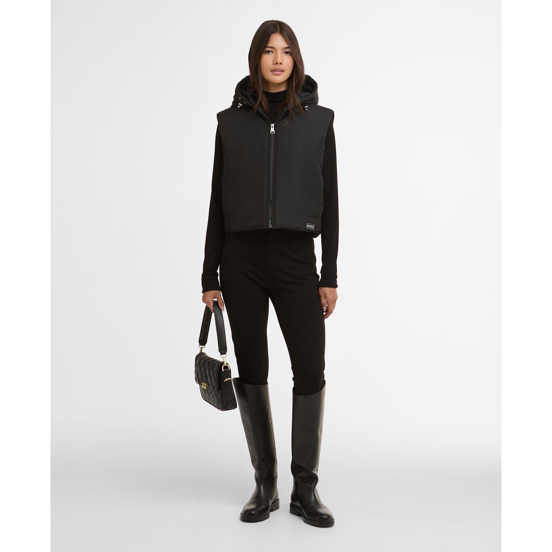 Black - Barbour International - Womens Calista Gilet - 7