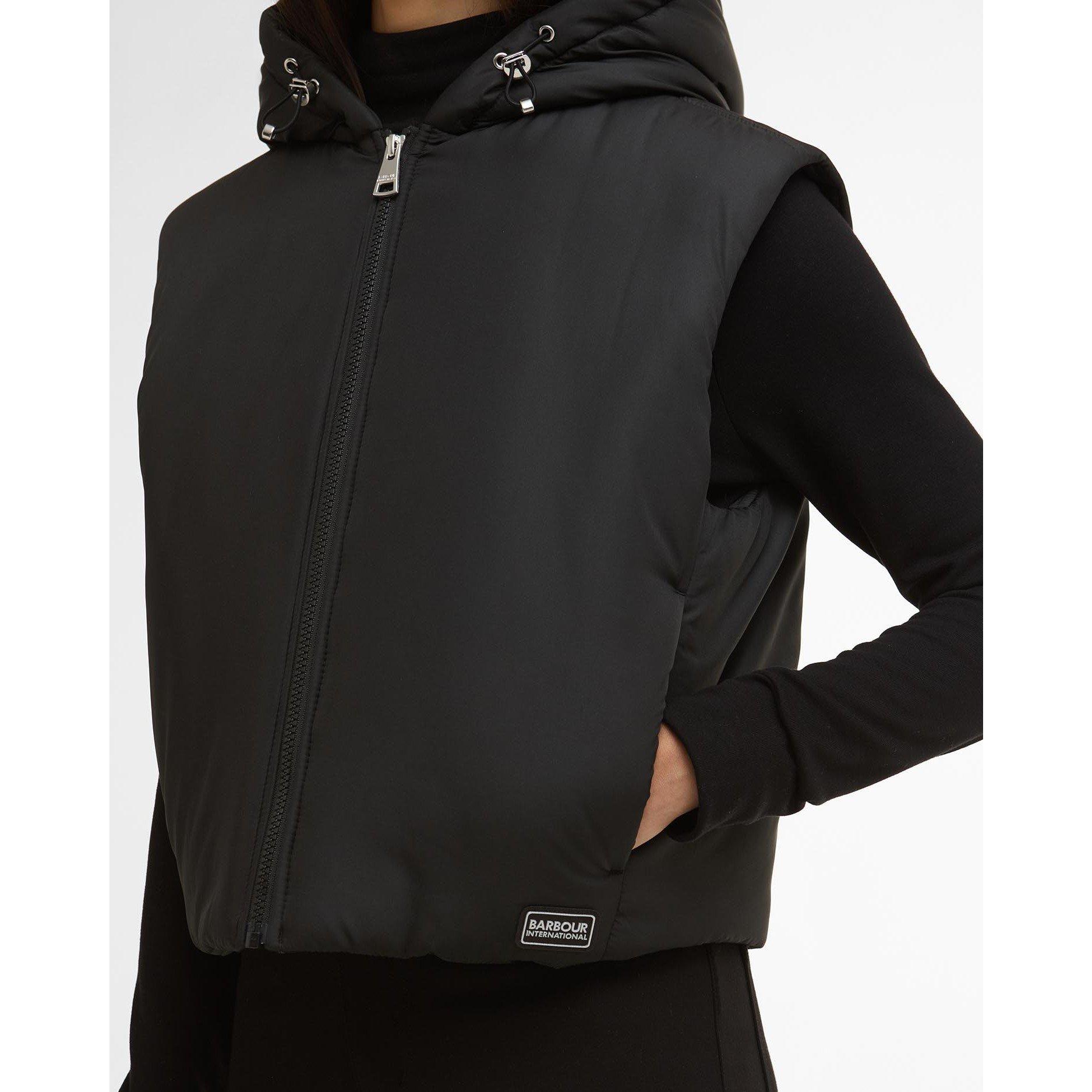 Black - Barbour International - Womens Calista Gilet - 5