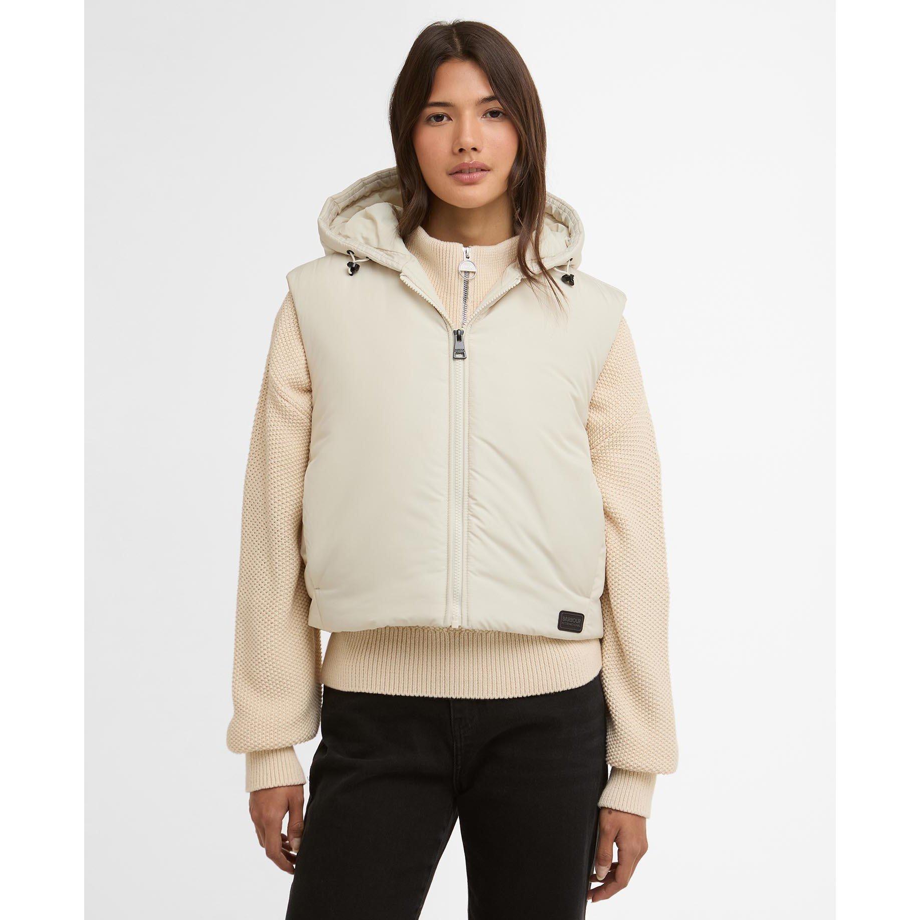 Bone White - Barbour International - Womens Calista Gilet - 2