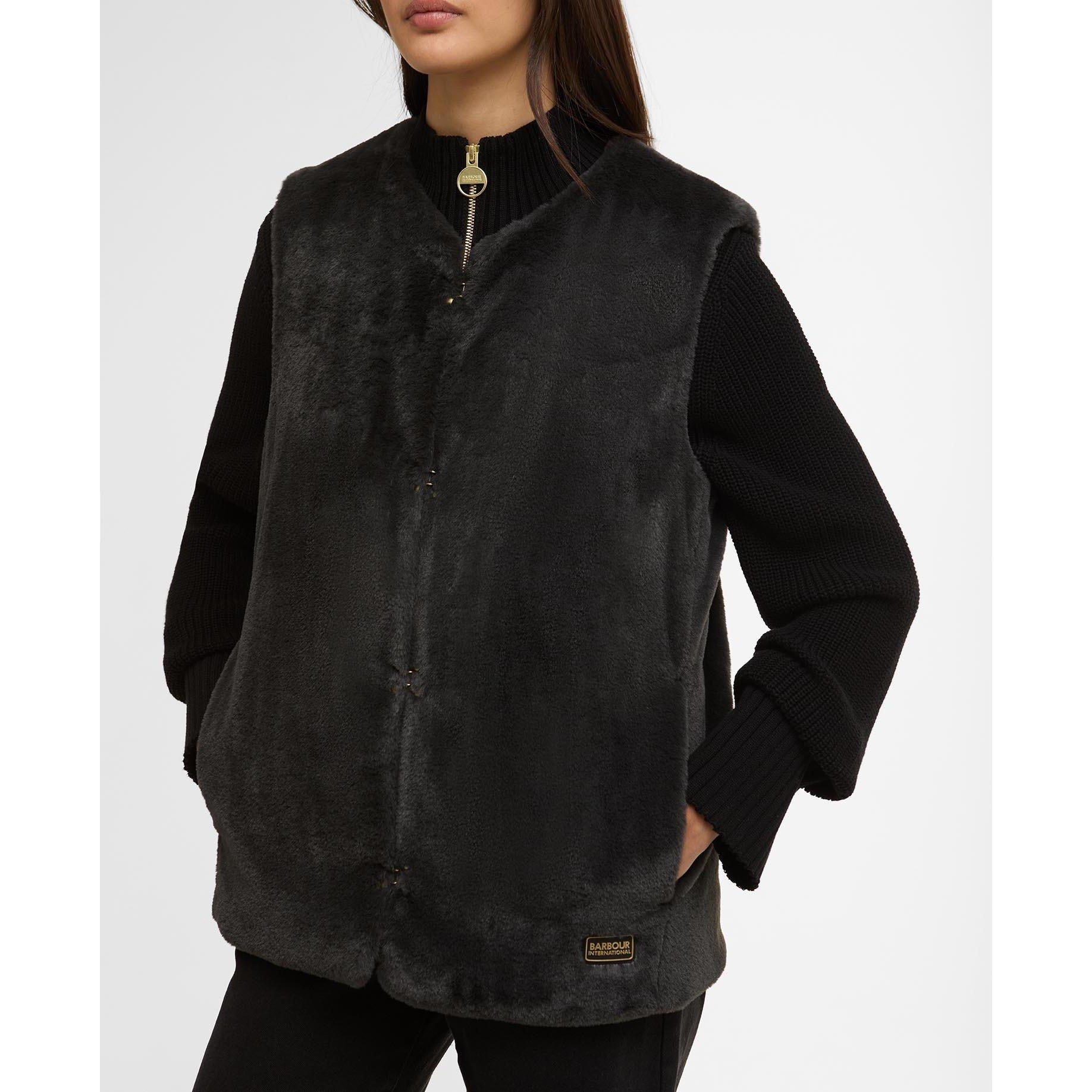 Black - Barbour International - Womens Milan Gilet - 4