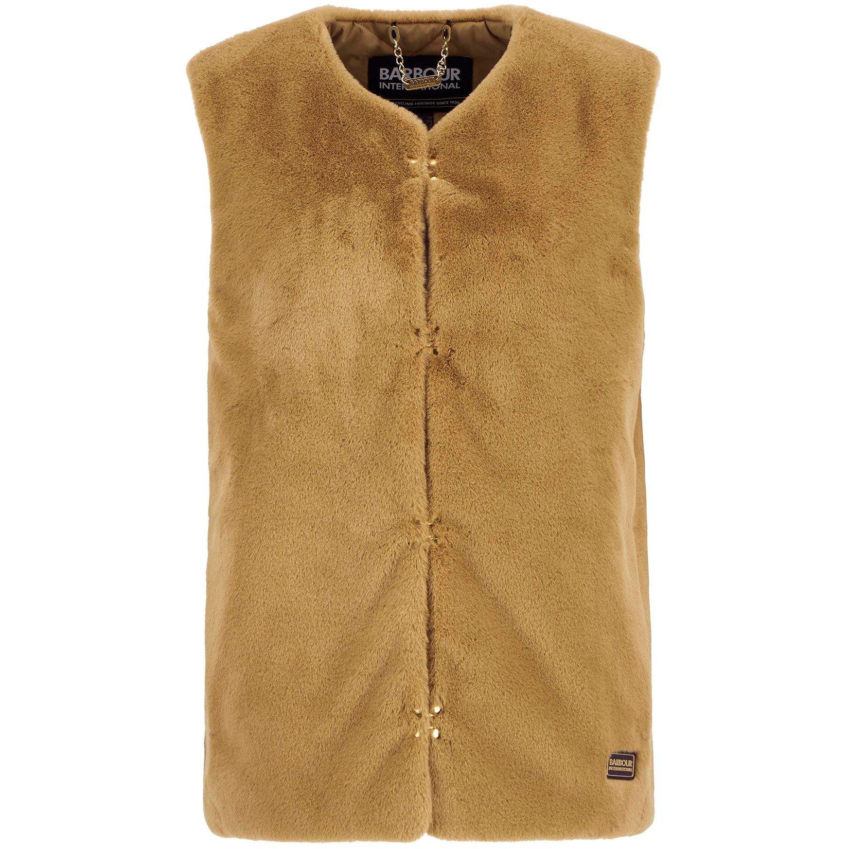 Barbour International Women's Milan Gilet - Antique Bronze - 14 (L)