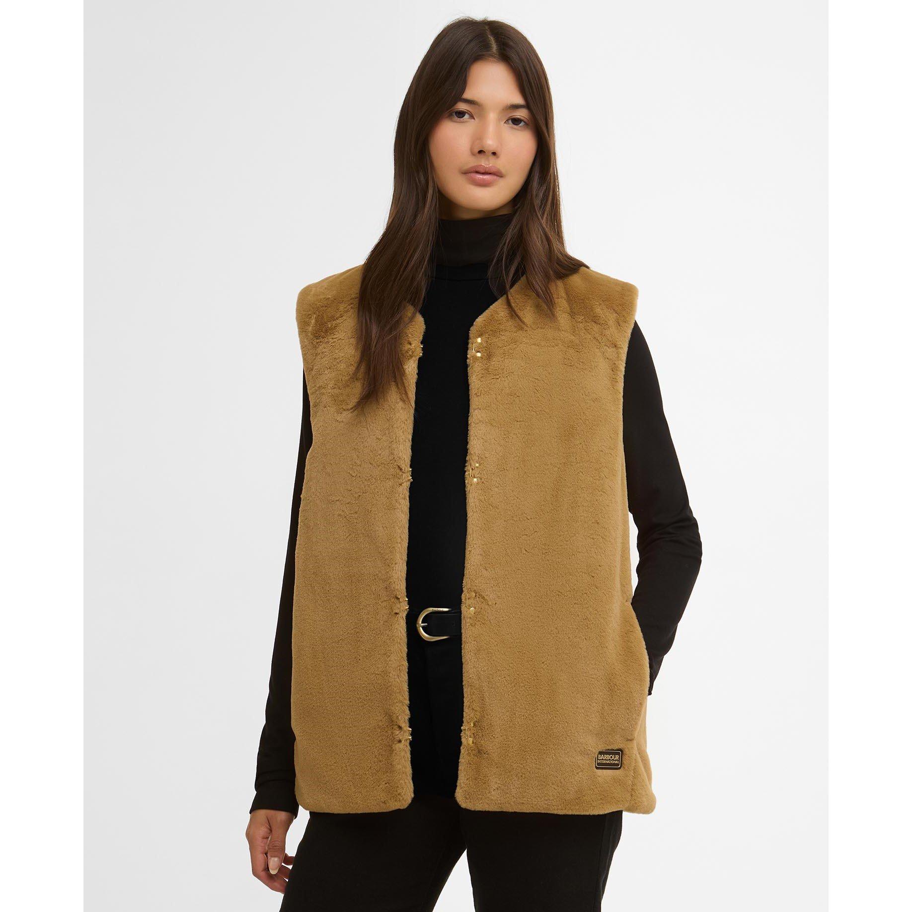 Antique Bronze - Barbour International - Womens Milan Gilet - 2