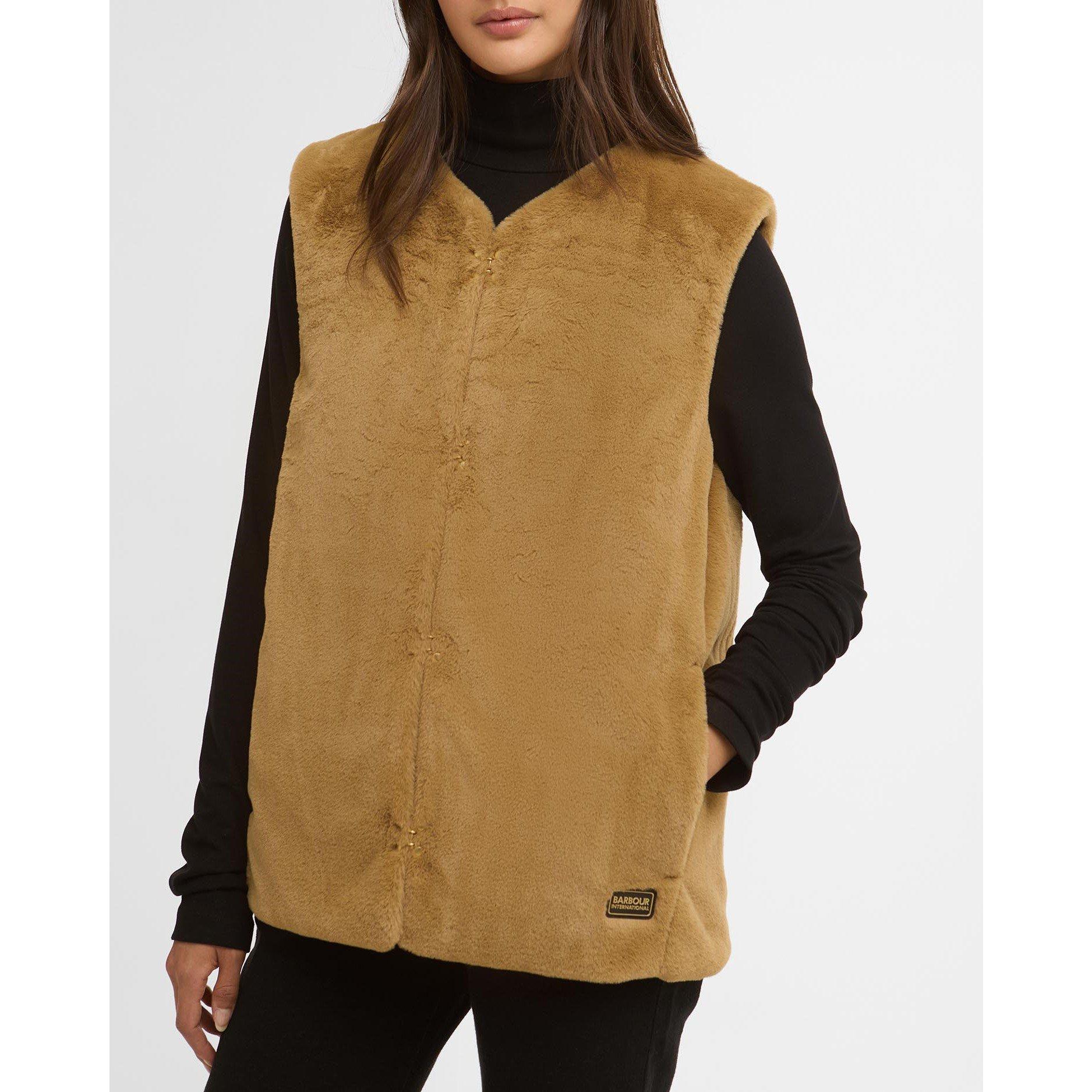 Antique Bronze - Barbour International - Womens Milan Gilet - 4