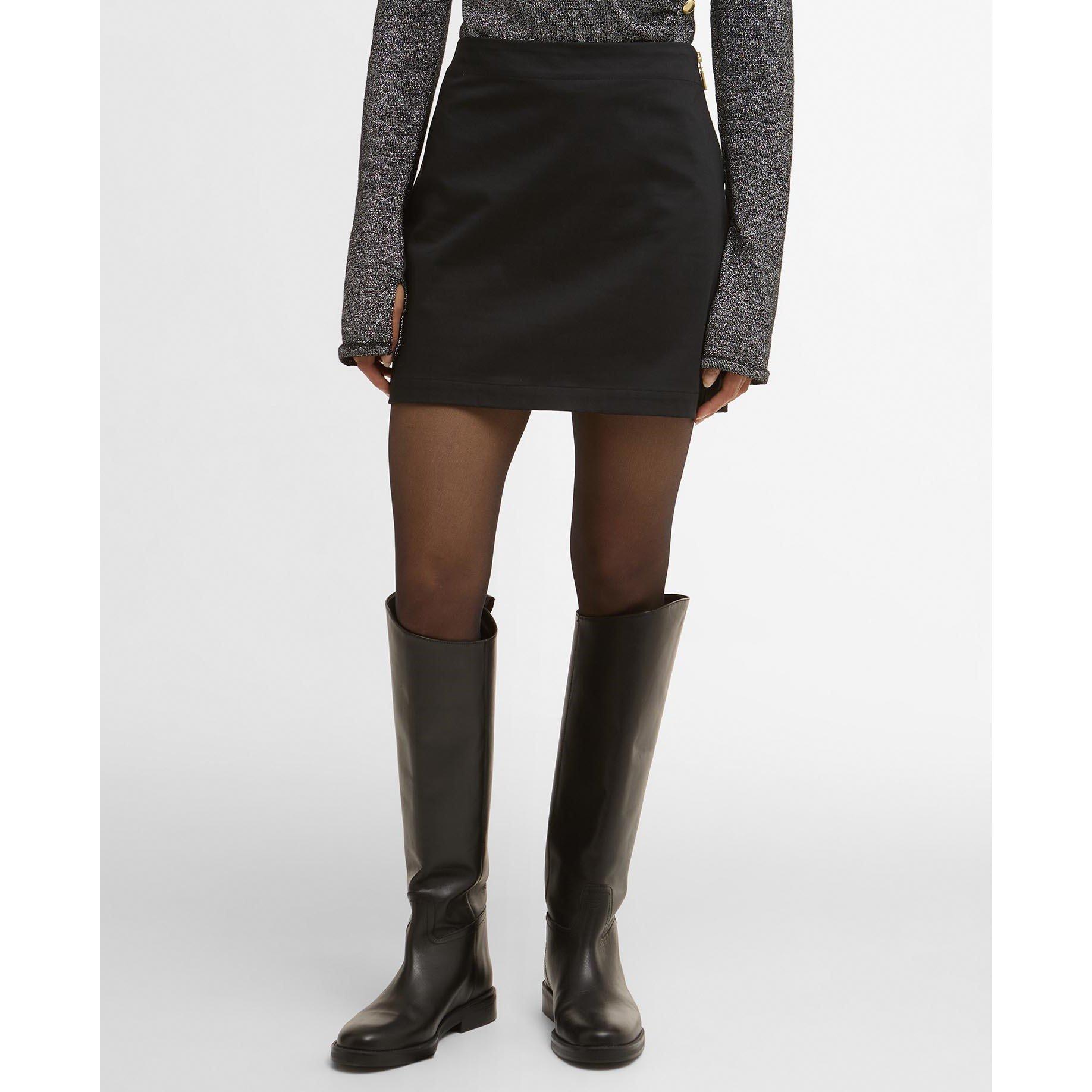 Black - Barbour International - Womens Katya Mini Skirt - 6