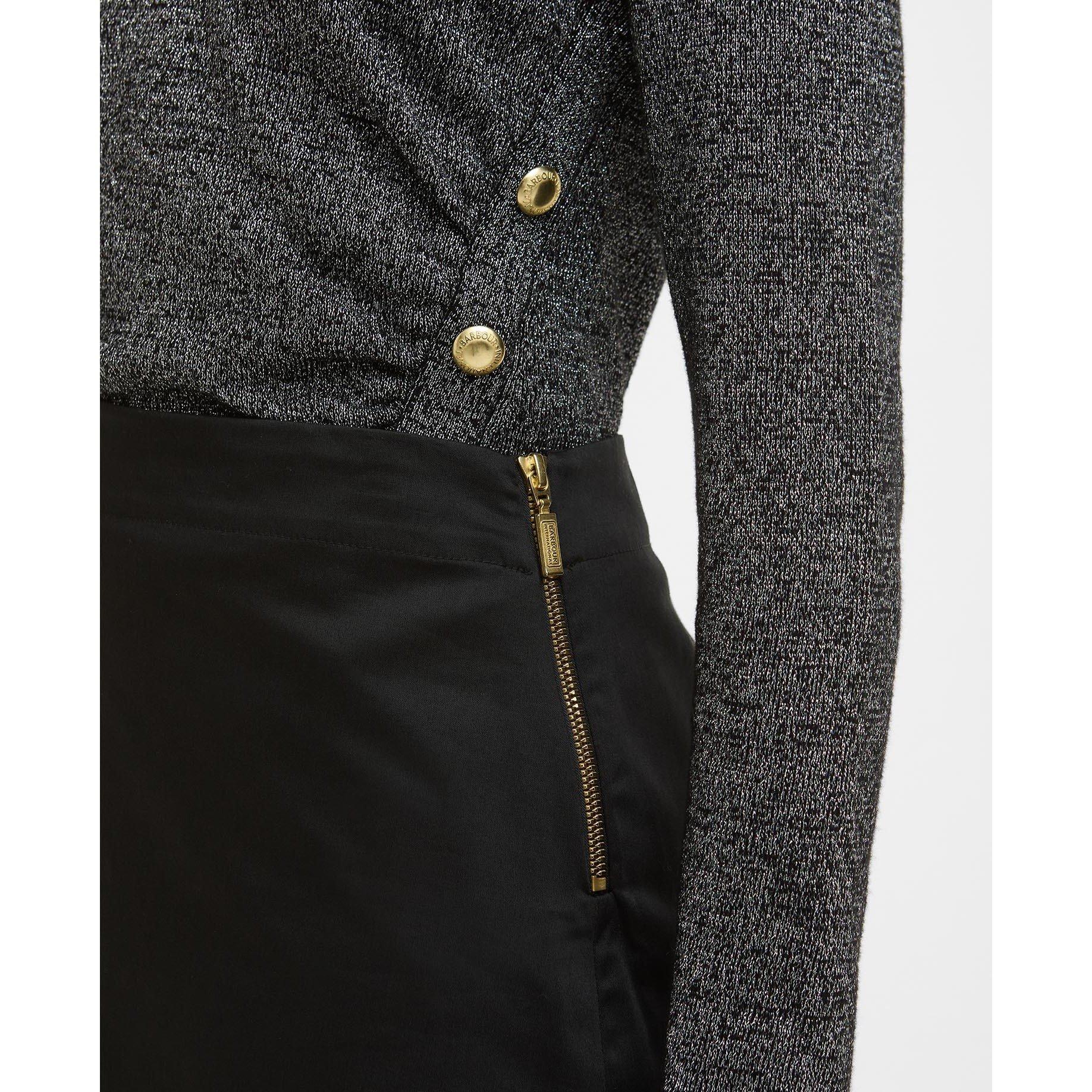 Black - Barbour International - Womens Katya Mini Skirt - 4