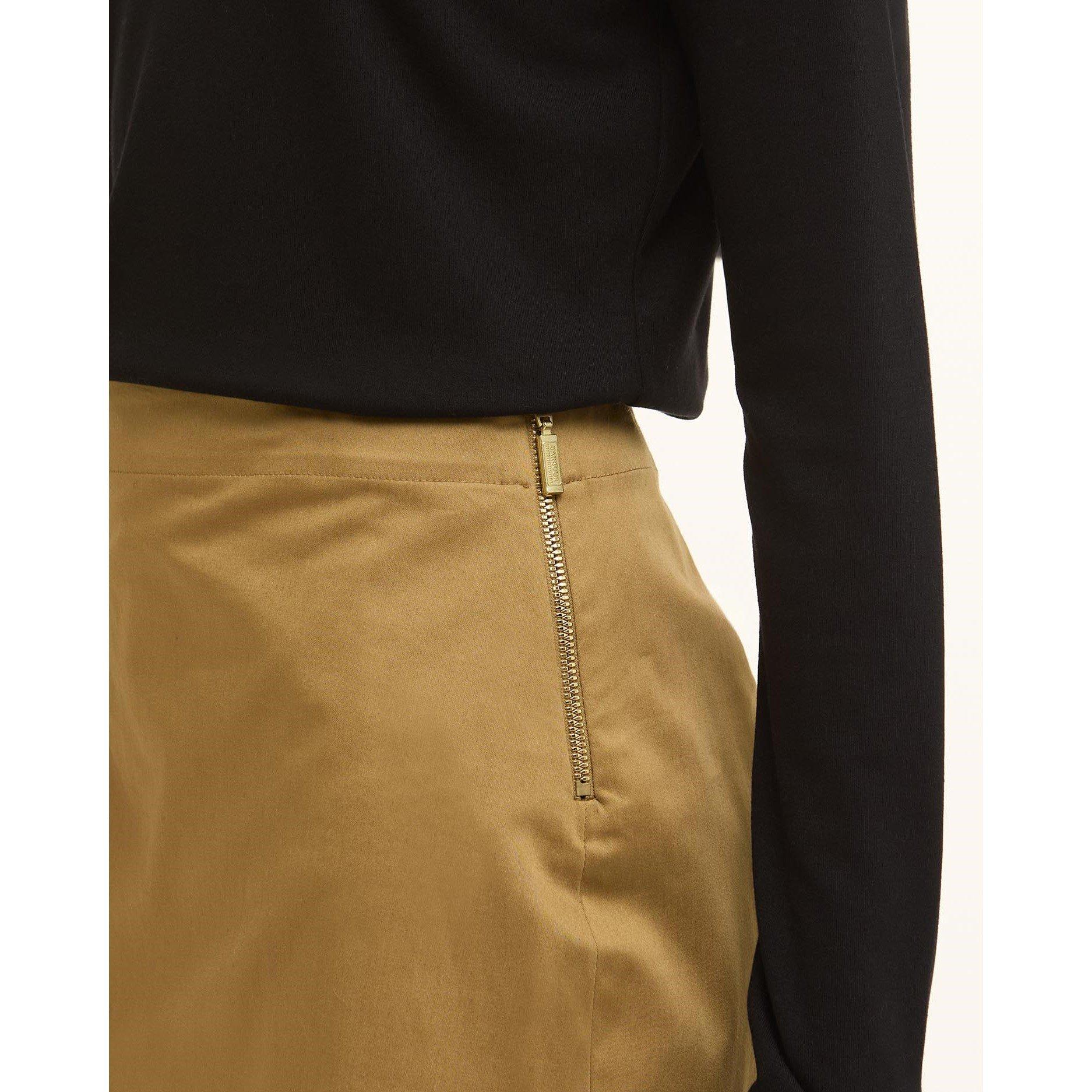 Bronzo Antico - Barbour International - Womens Katya Mini Skirt - 4