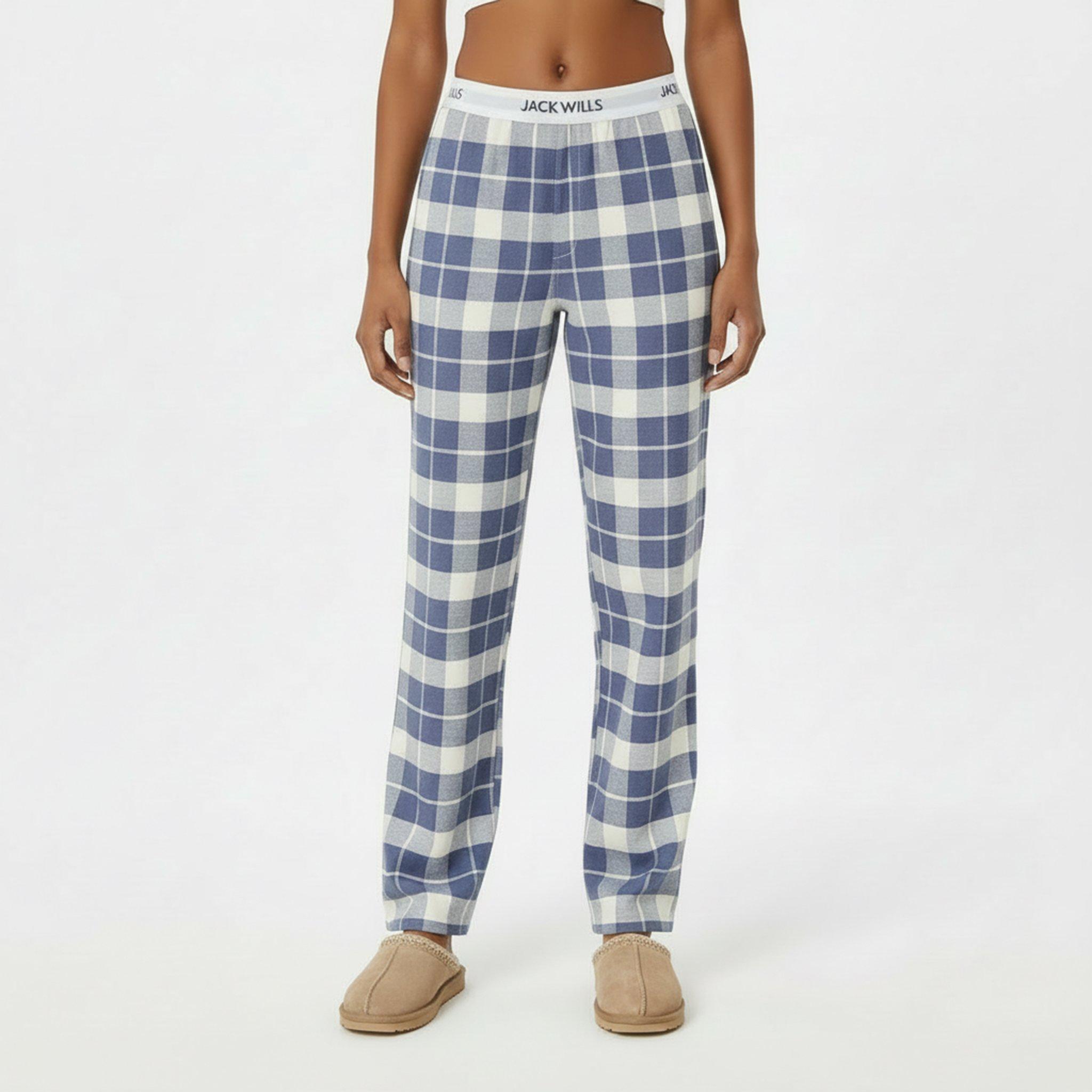 Folkstone Check - Jack Wills - Women's Flannel Pyjama Trousers - 3