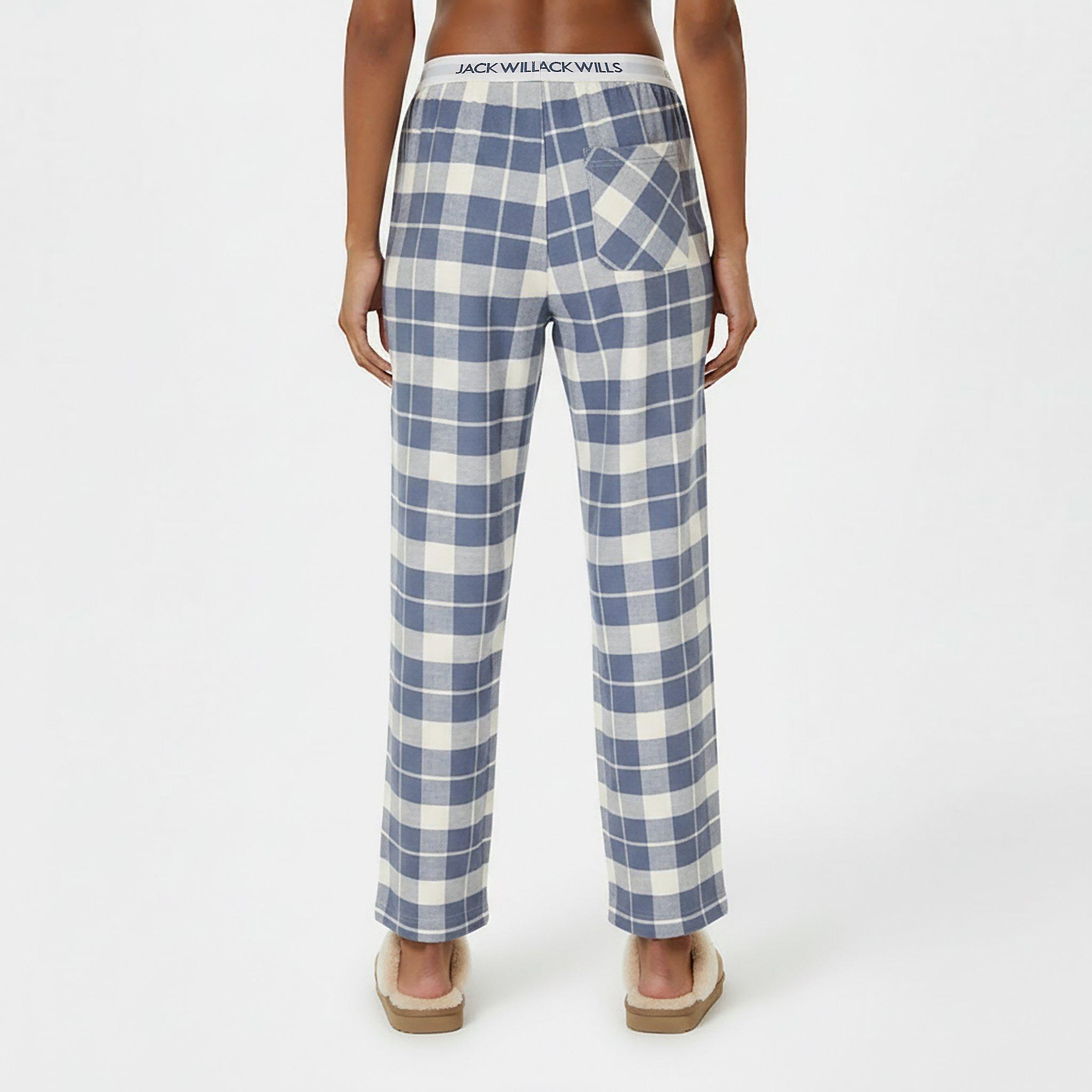 Folkstone Check - Jack Wills - Women's Flannel Pyjama Trousers - 4
