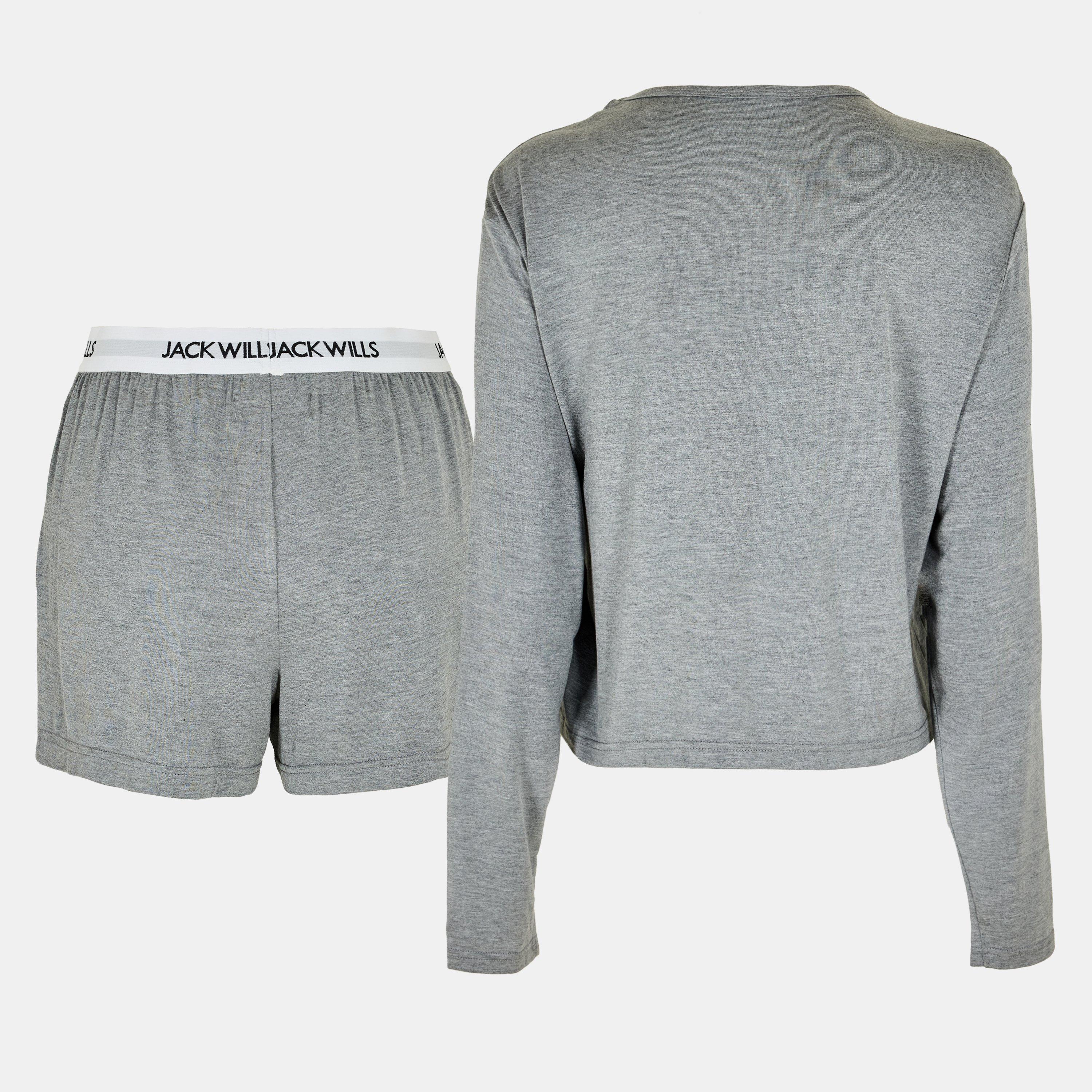 Gris jaspeado - Jack Wills - Pyjama Shorts - 2