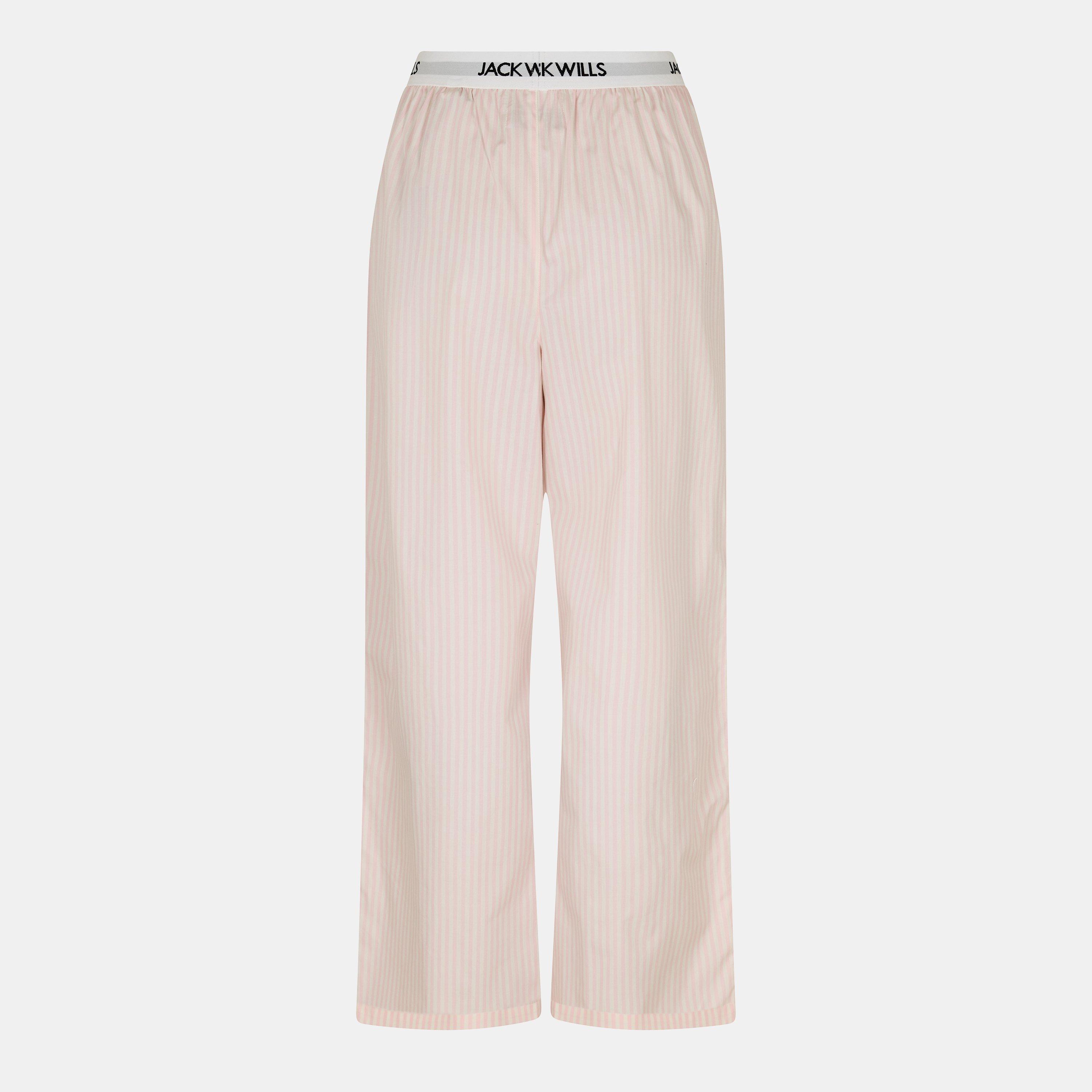 Bianco/Rosa - Jack Wills - Woven Long Sleeve Pyjama Set - 2