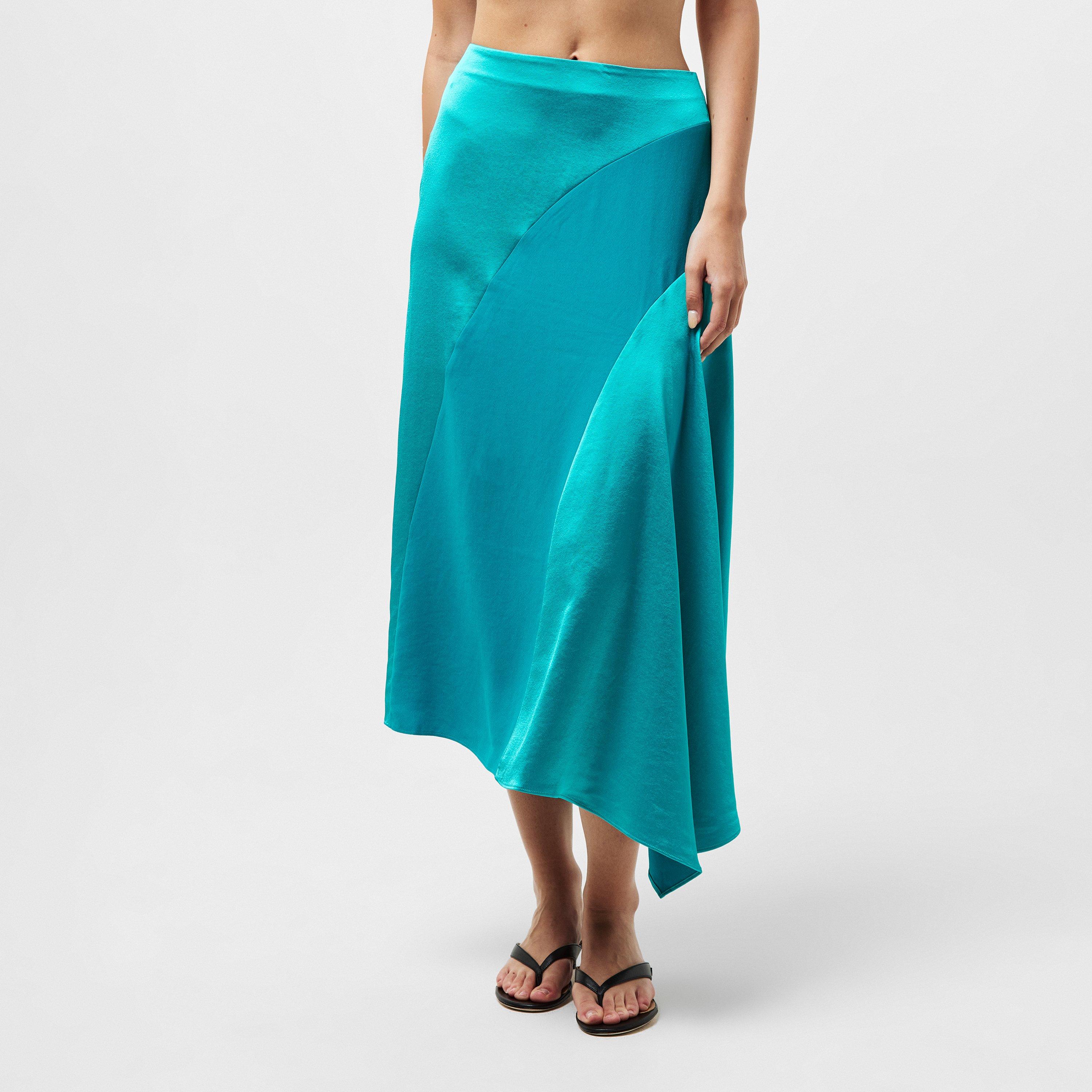 Brt-Green - Ted Baker - Satin Skirt - 3