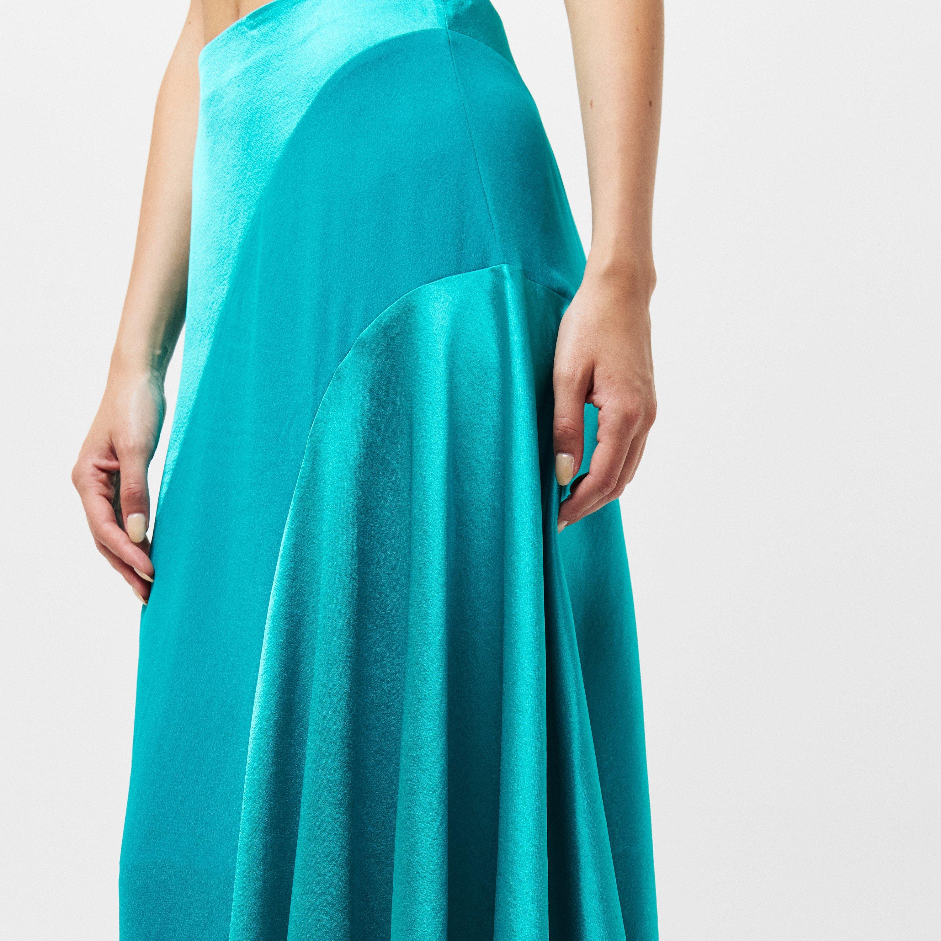 Brt-Green - Ted Baker - Satin Skirt - 5