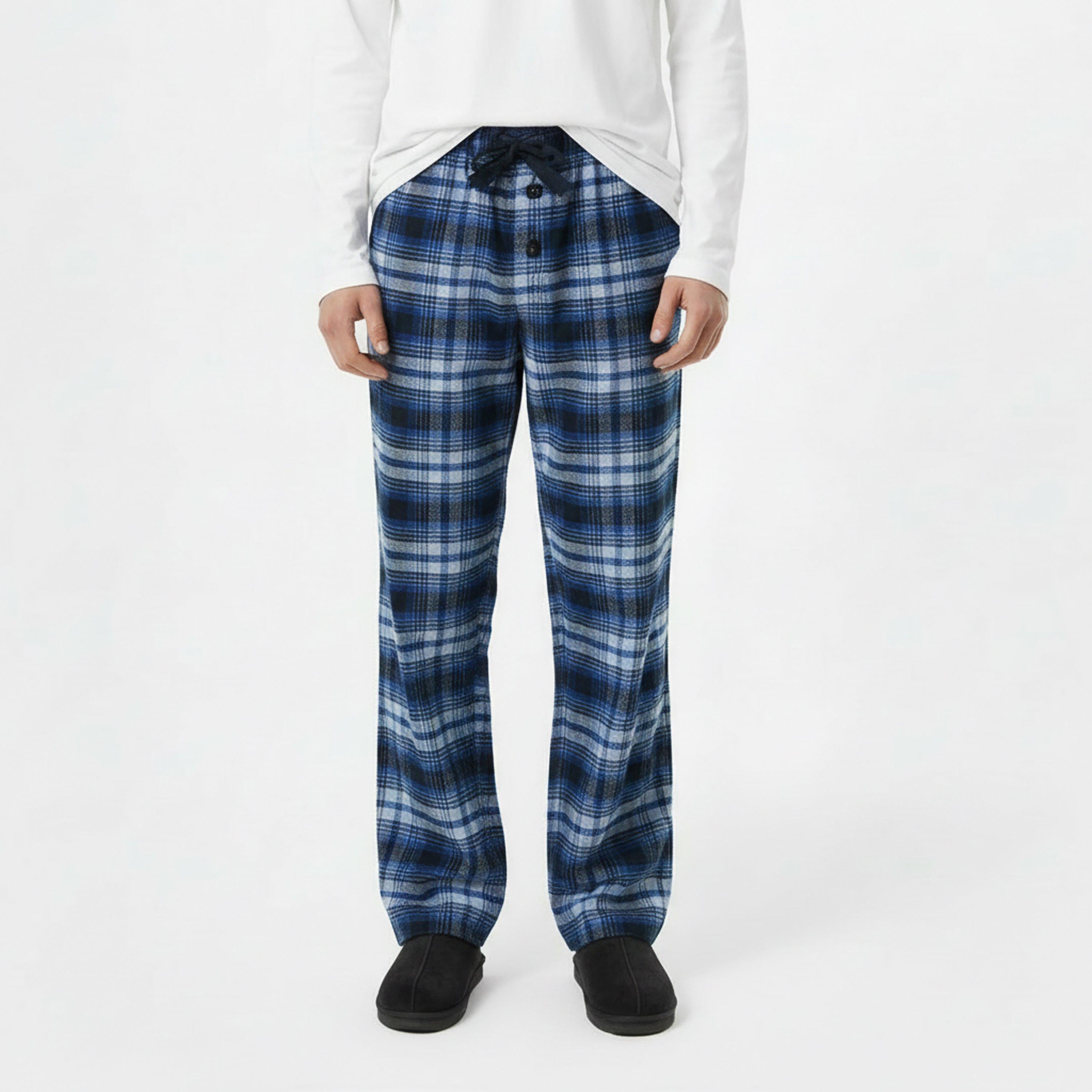 Ponoćno plava - Jack Wills - Men's JW Flannel Check Pyjama Trousers - 3