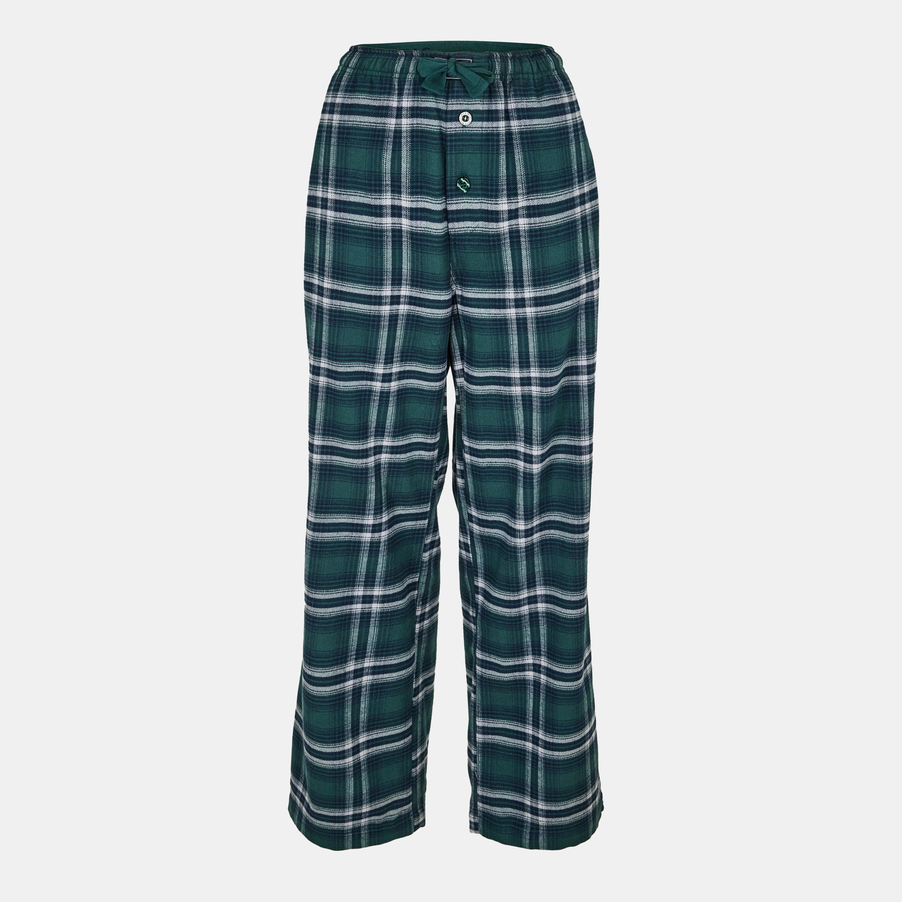 Dark Pine - Jack Wills - Men's JW Flannel Check Pyjama Trousers - 1