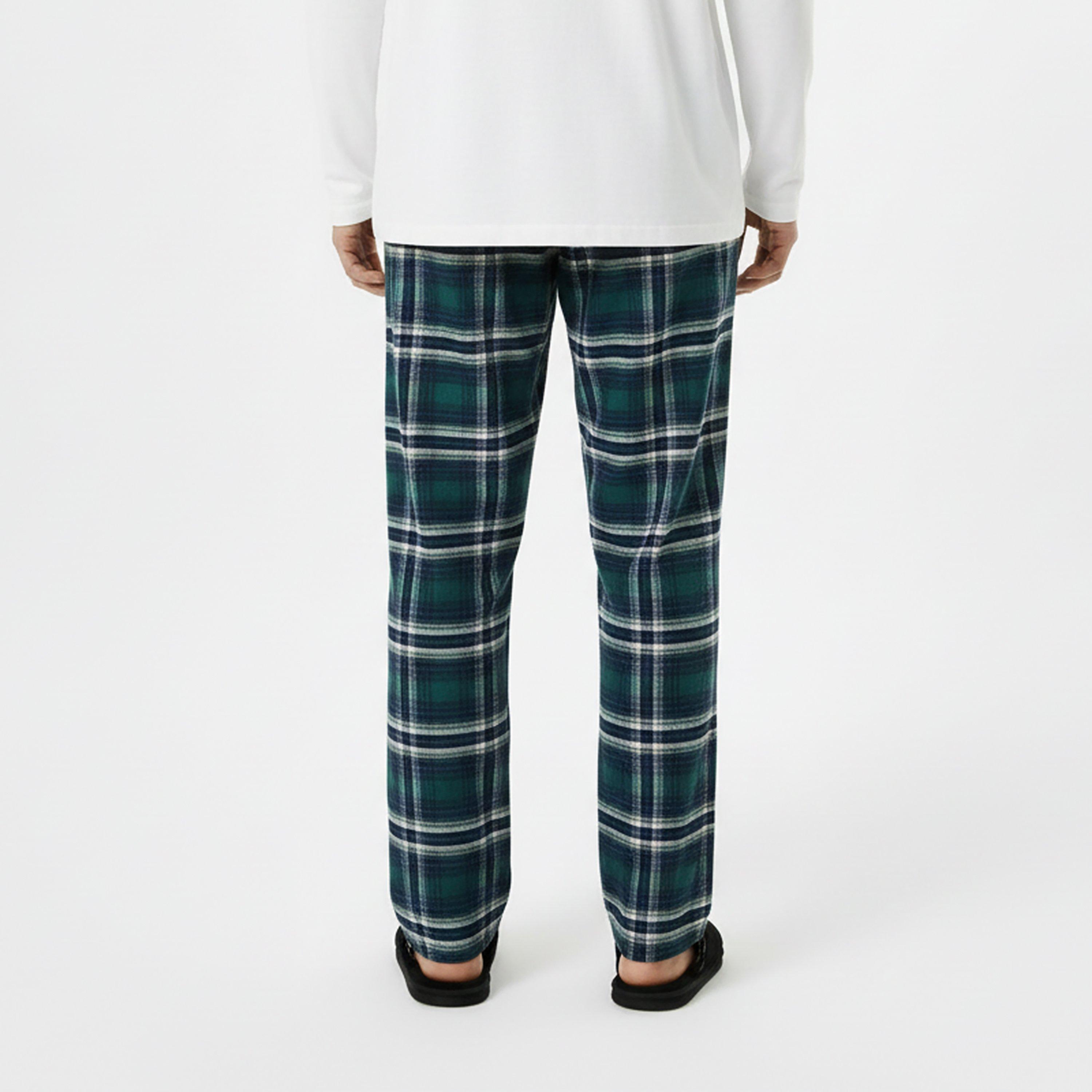 Dark Pine - Jack Wills - Men's JW Flannel Check Pyjama Trousers - 4