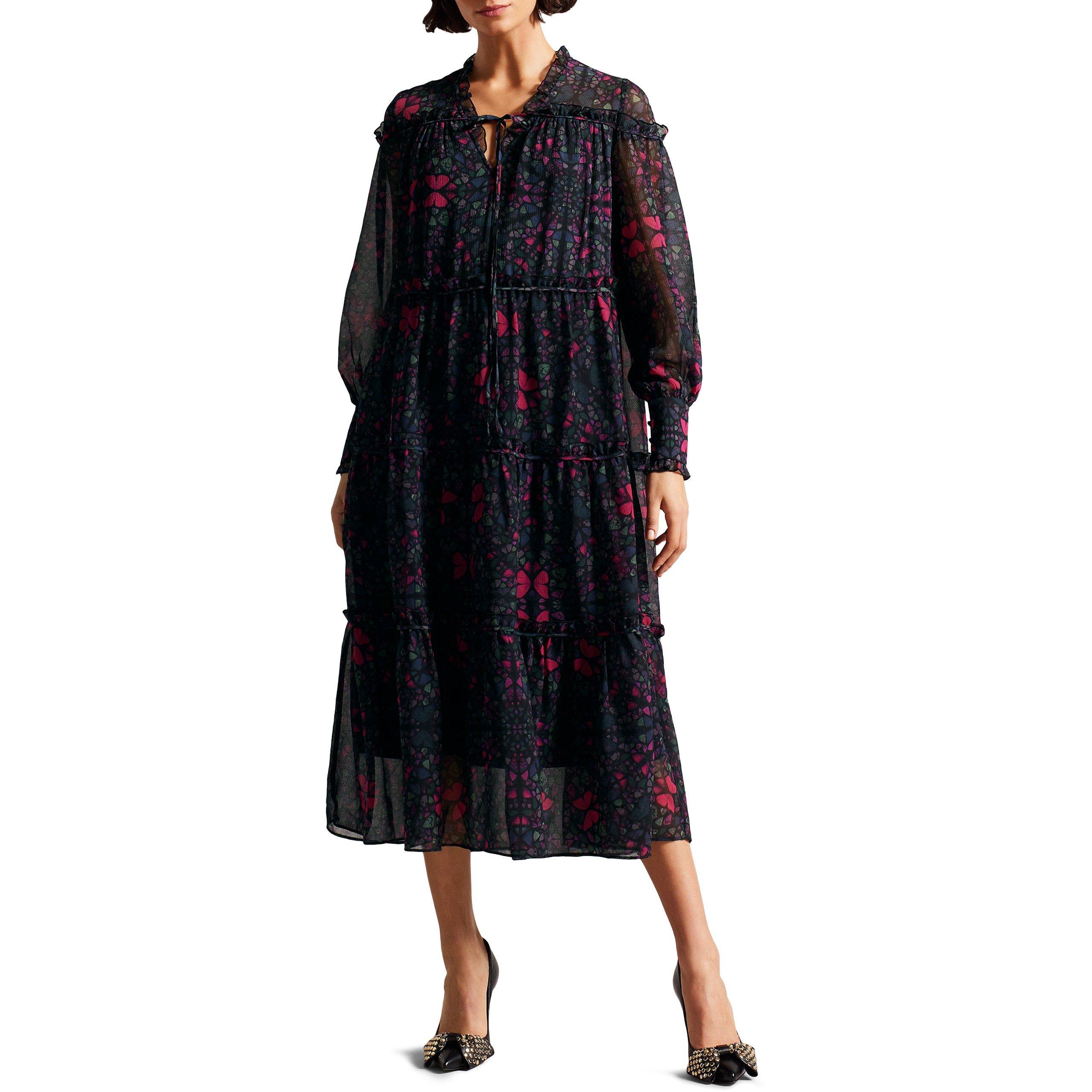 Preto - Ted Baker - Ellyah Ruffle Midi Dress - 2