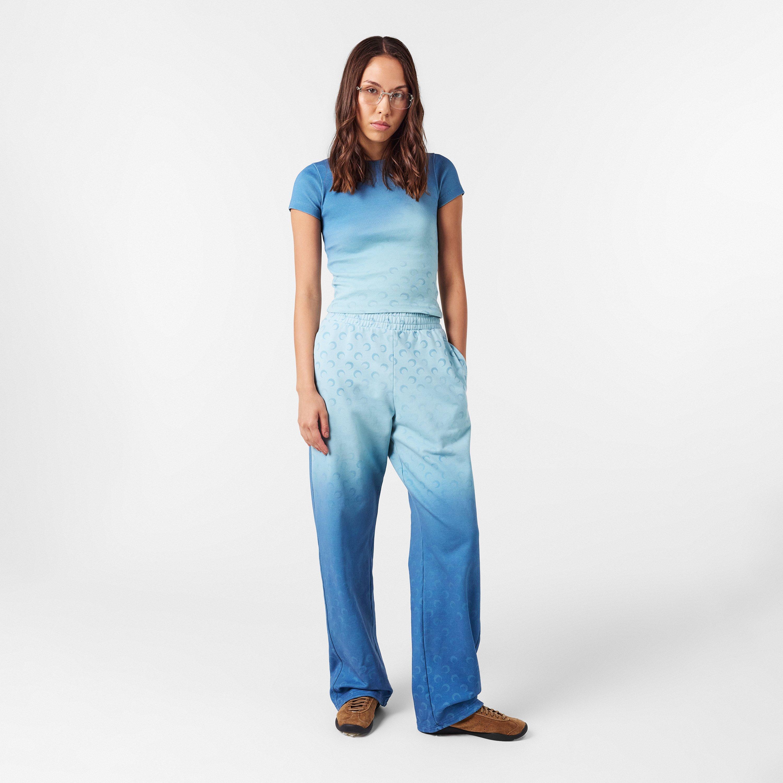 Light Blue - Marine Serre - Women's Moon Baby Tee - 6