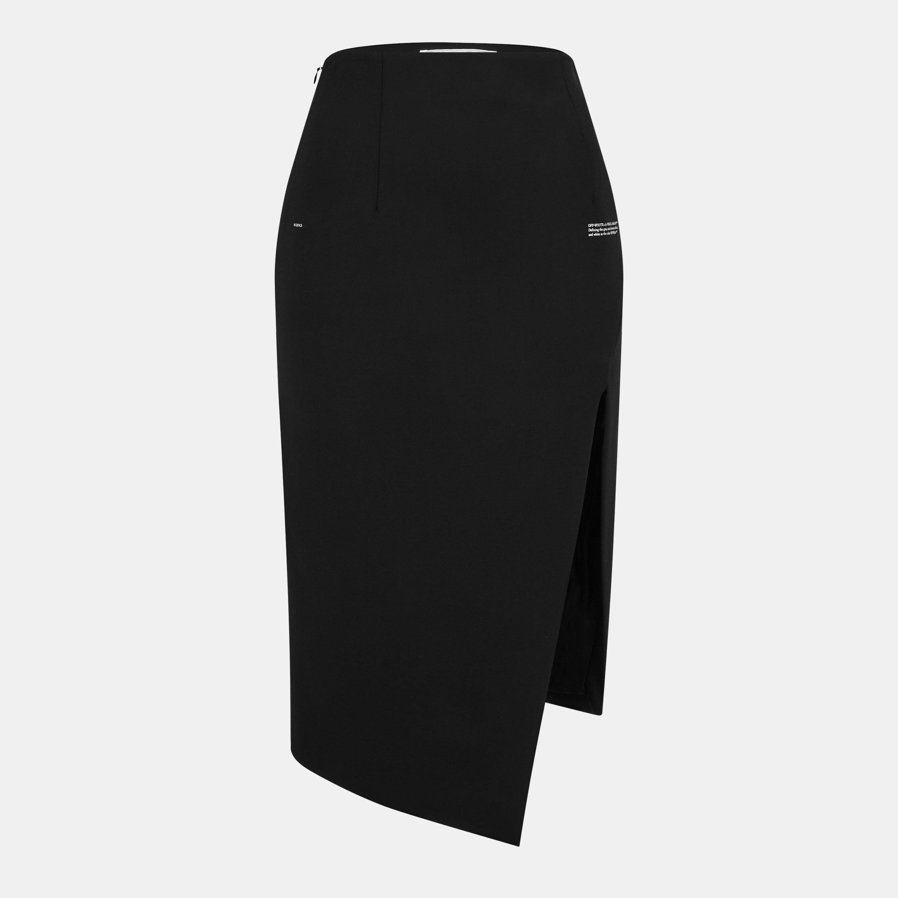 Off Women's A-Line Skirt - Black/White - 6 (2XS)