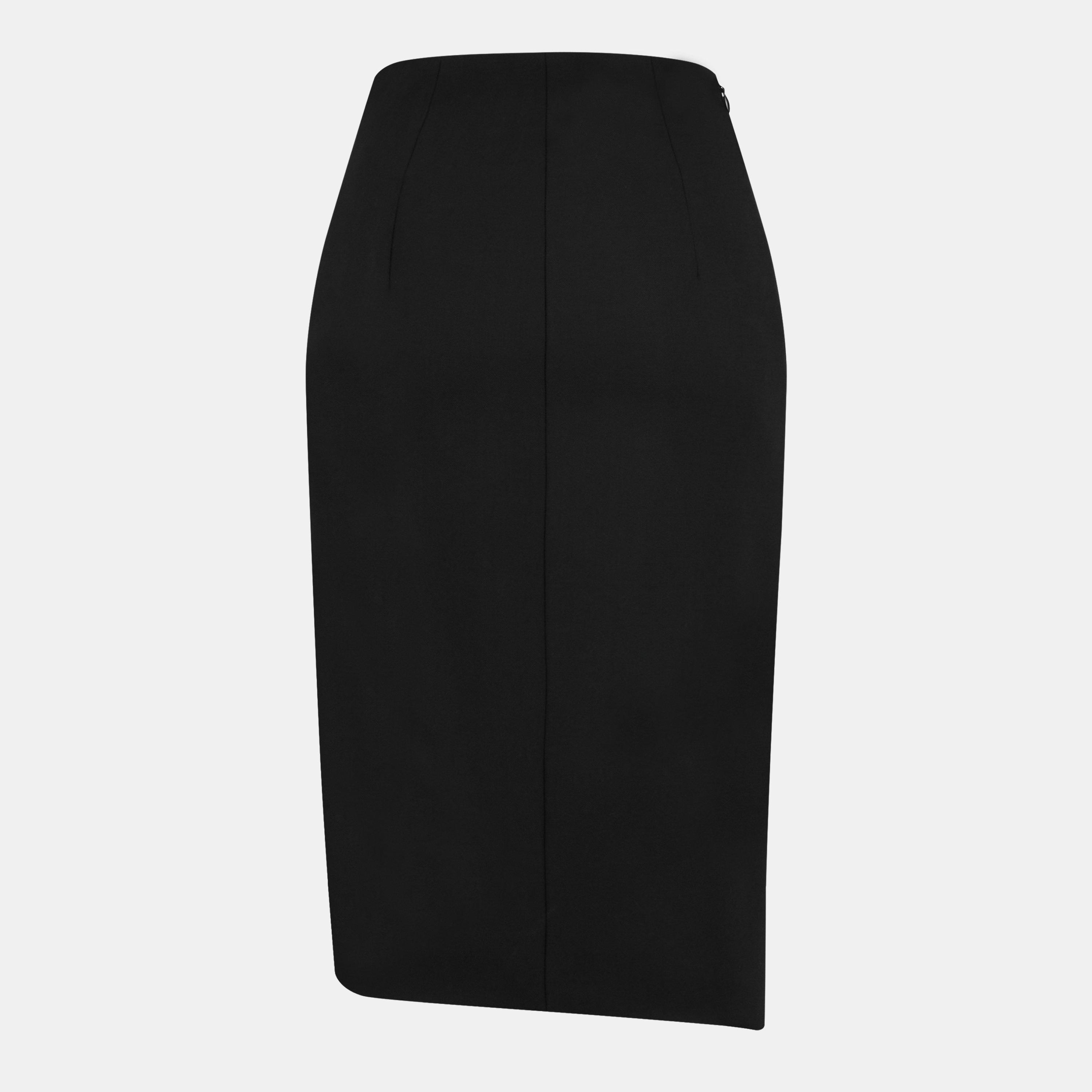 Black/White - Off White - Women's A-Line Skirt - 2