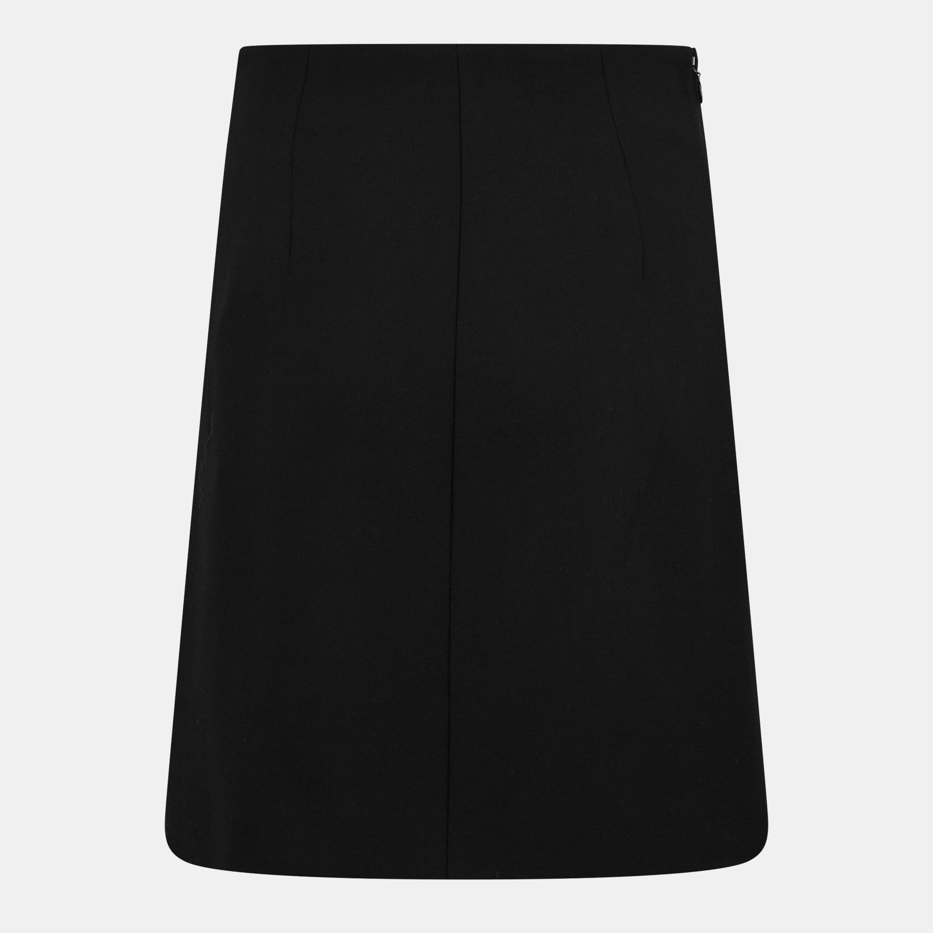 Black/White - Off White - Women's A-Line Skirt - 2