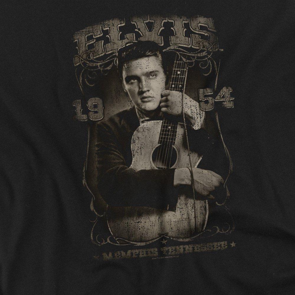 Black - Elvis Presley - Elvis Presley 1954 Long Sleeve T-Shirt Black - 2