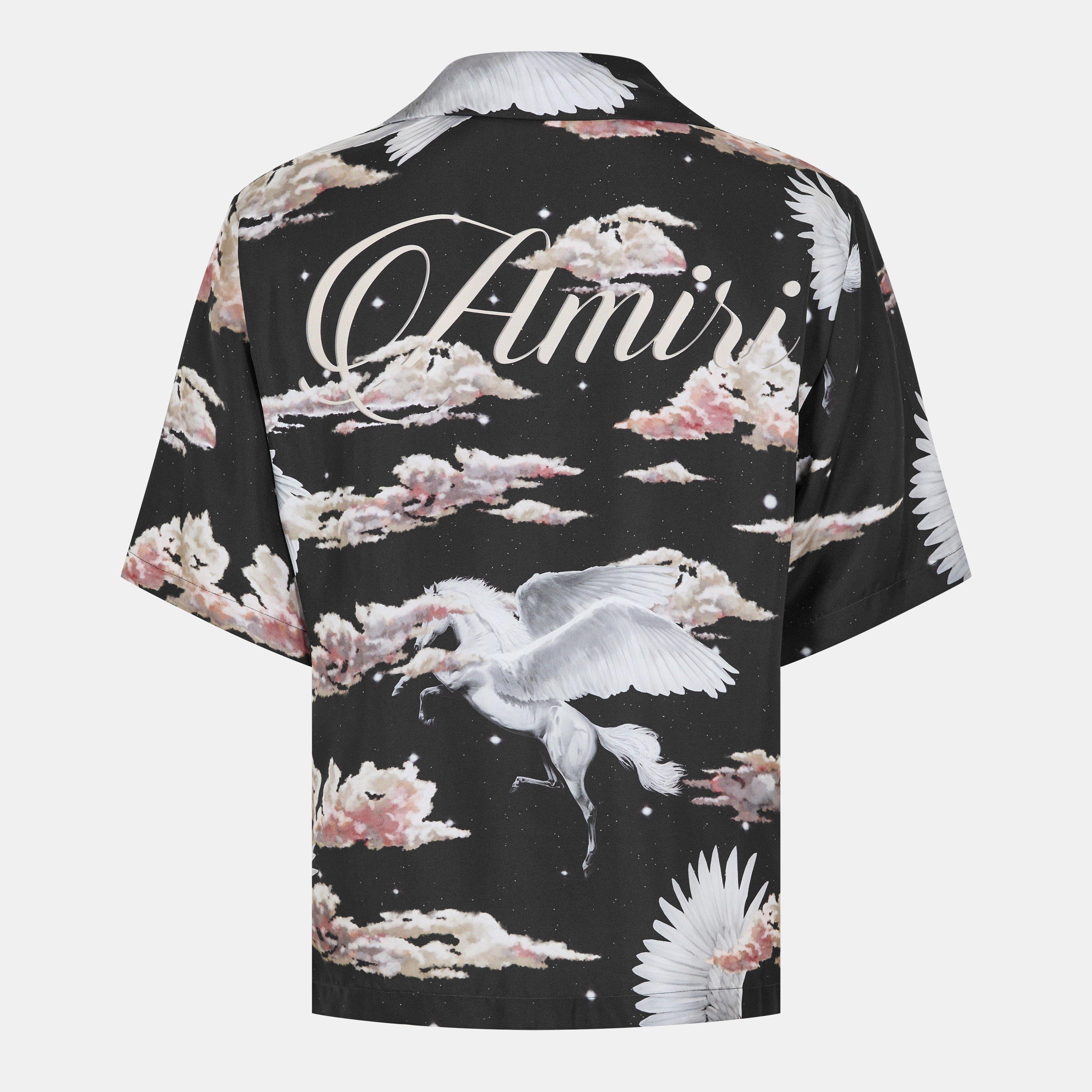 Black - Amiri - Pegasus Short-Sleeve Bowling Shirt - 2